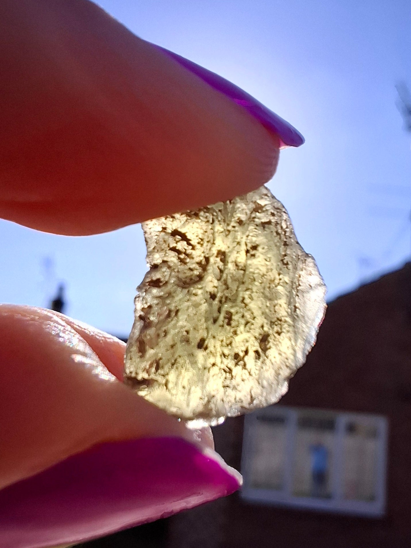 Moldavite Piece, 1.16g, Tektite (Ref: 1461)