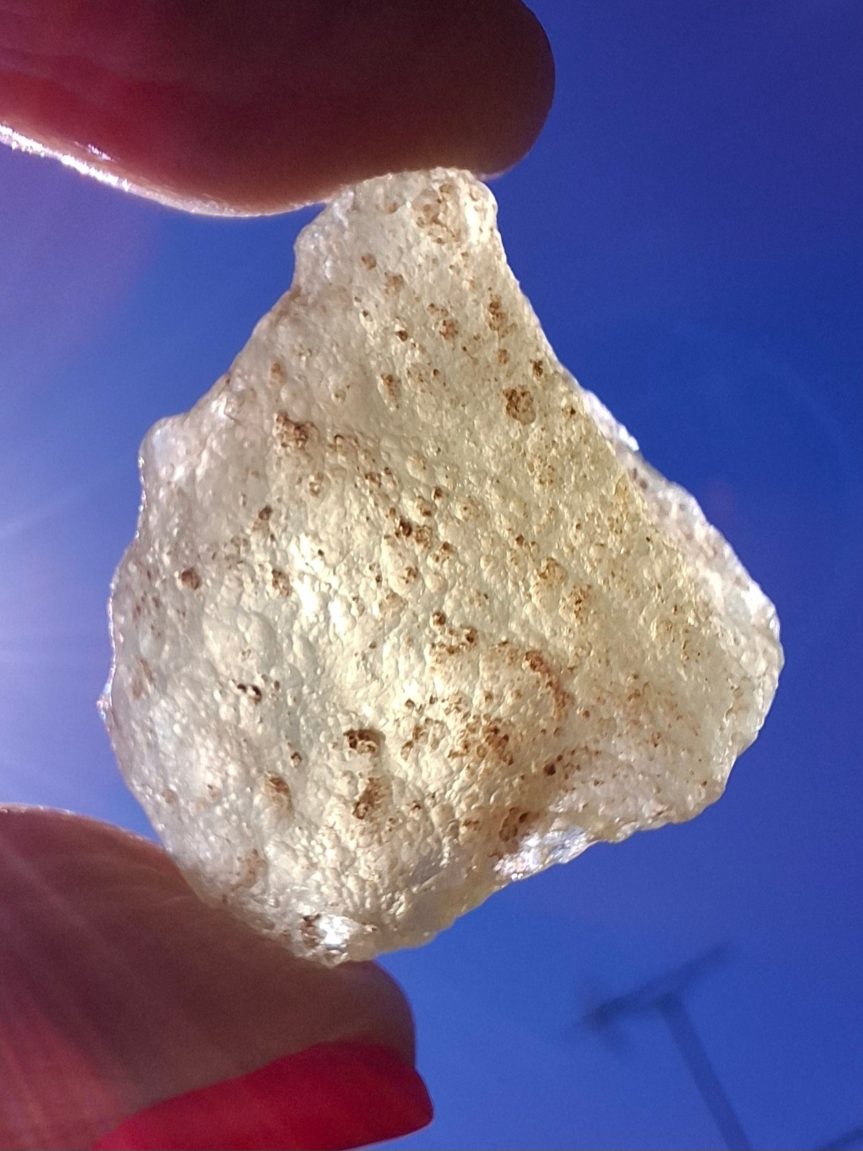 Libyan Desert Glass Piece, 10.15g, Tektite