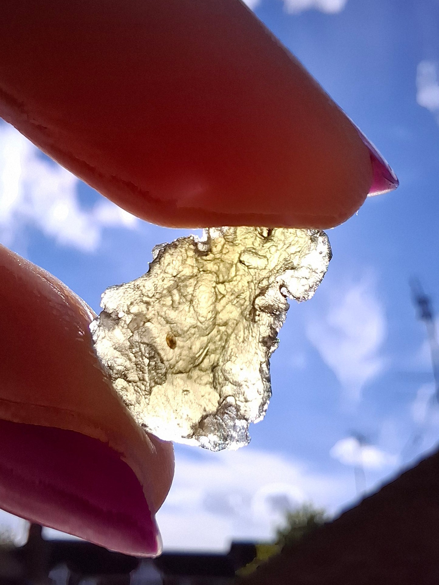 Moldavite Piece, 1.22g, Tektite (Ref: 1464)