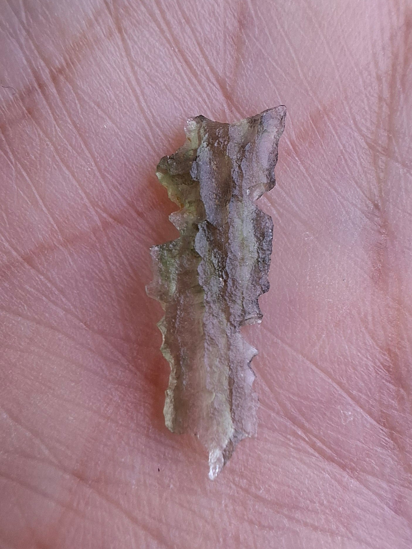 Moldavite Piece, 0.33g, Tektite (Ref: 1488)