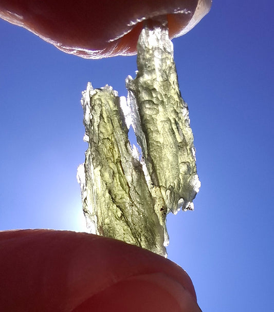Moldavite Piece, ANGEL CHIME, 2.18g, Tektite (Ref: 745)