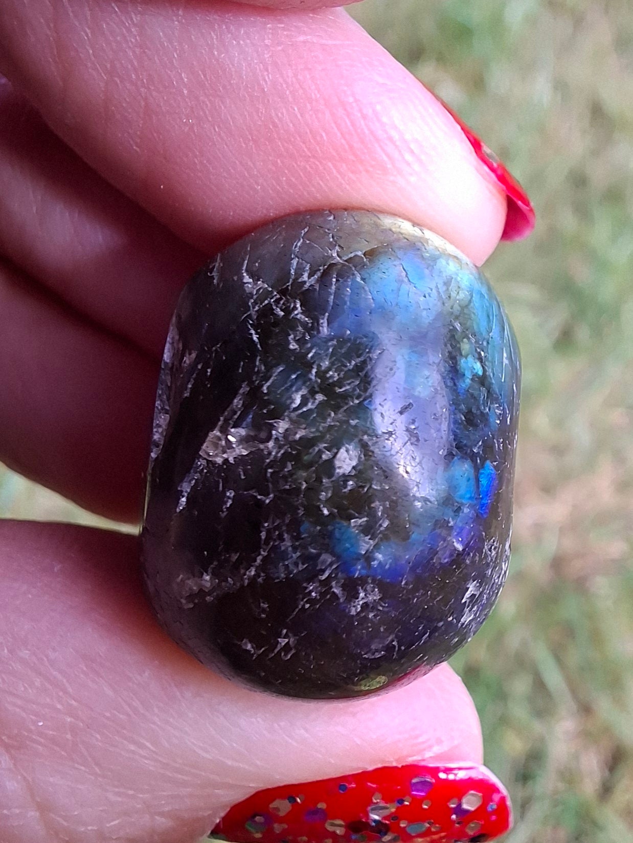 Labradorite, Tumble Stone, Crystal (Ref: T206)