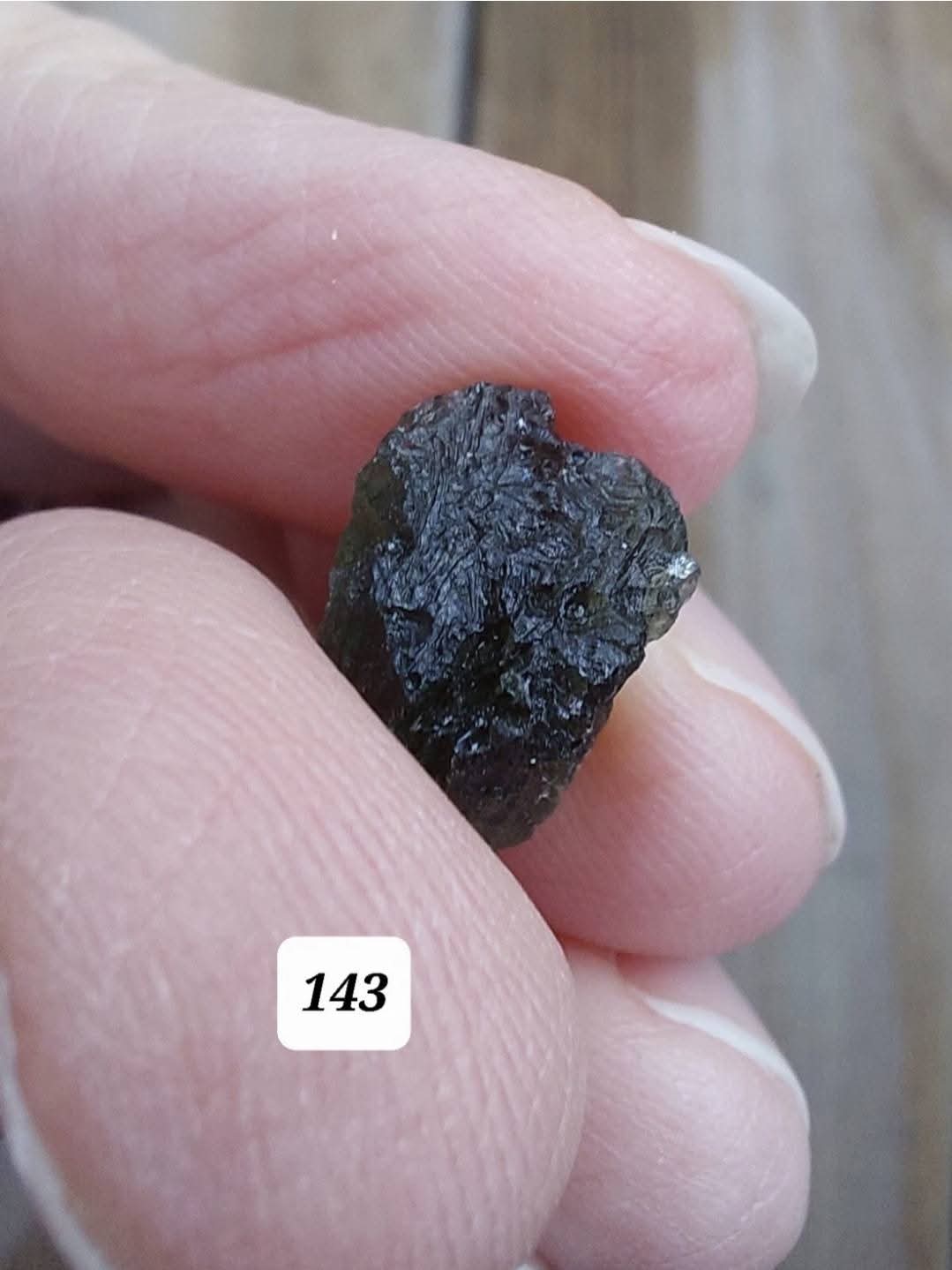 Moldavite Piece, CHLUM, 1.50g, Tektite (Ref: 143)