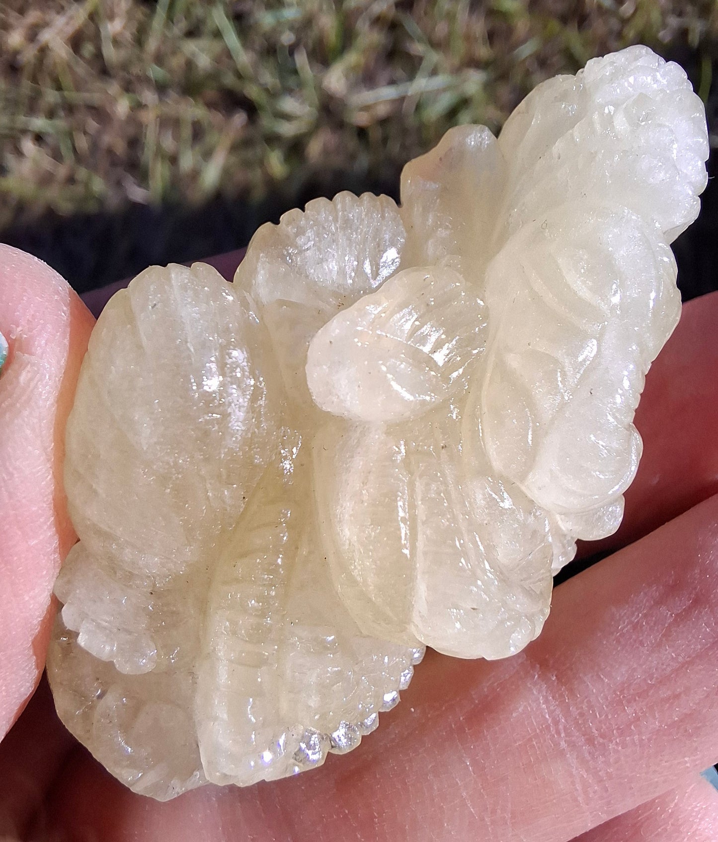 Libyan Desert Glass GANESHA craving, 31.21g, Tektite (Ref: Ganesha2)