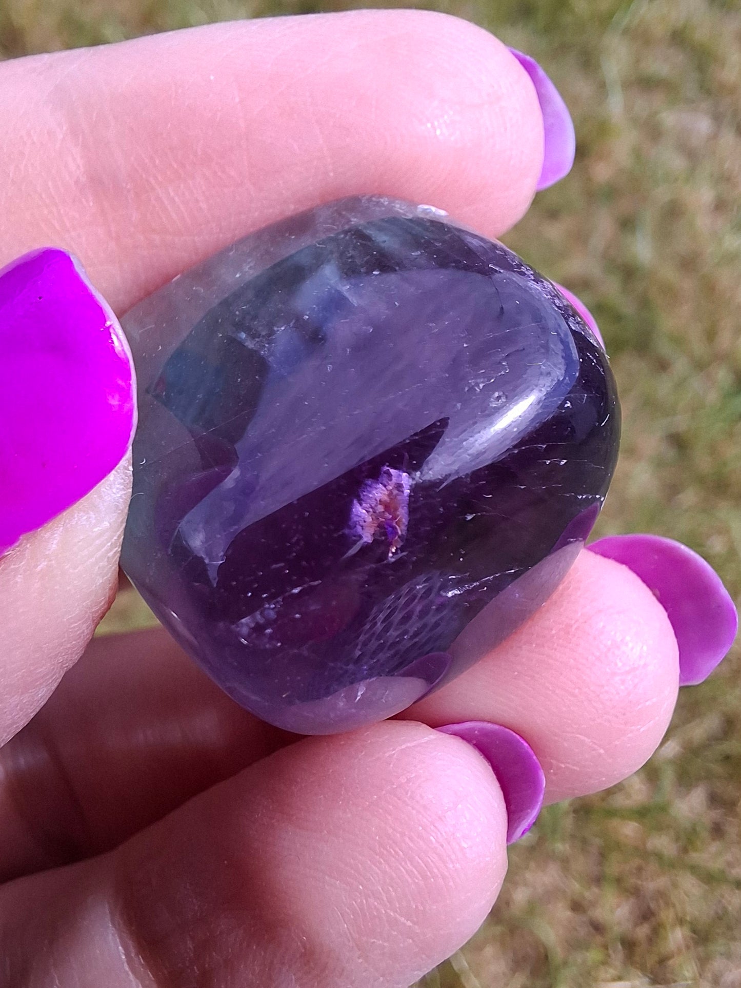 Fluorite, Tumble Stone, Crystal (Ref: T55)
