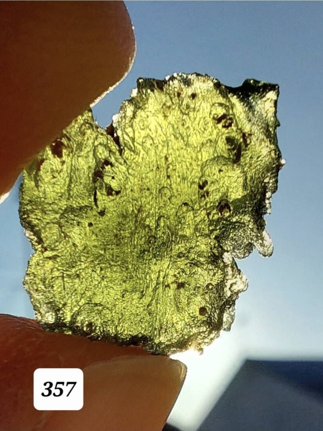 Moldavite Piece, 1.56g, Tektite (Ref: 357)