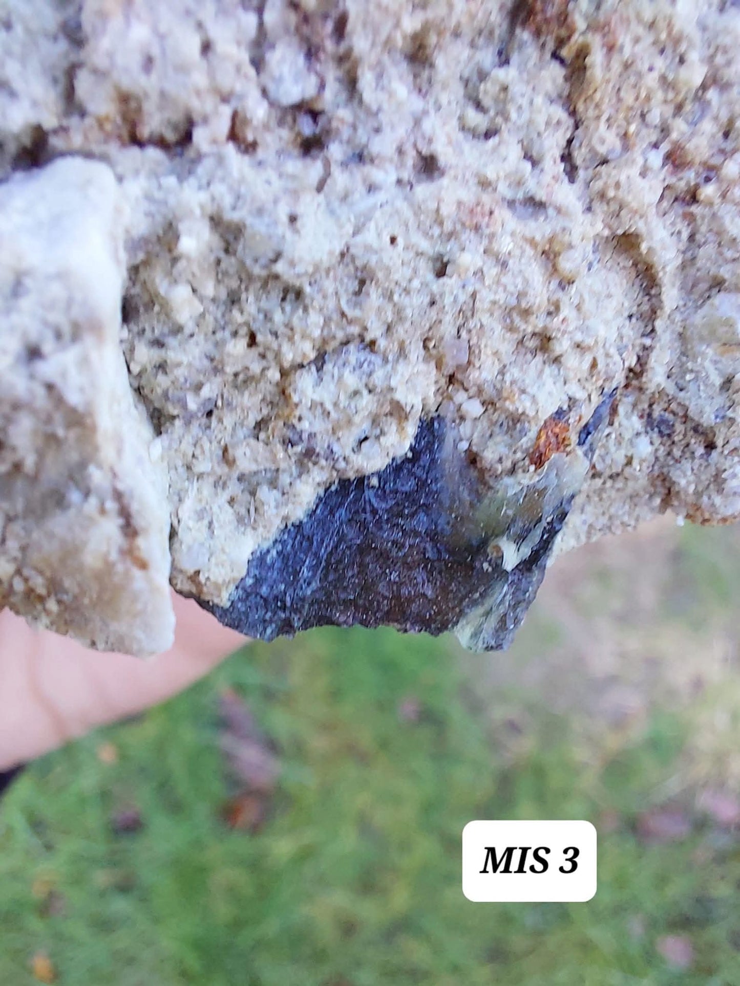 Moldavite In-Situ (in matrix), Besednice, Est- 3g, Tektite (Ref: MIS3)