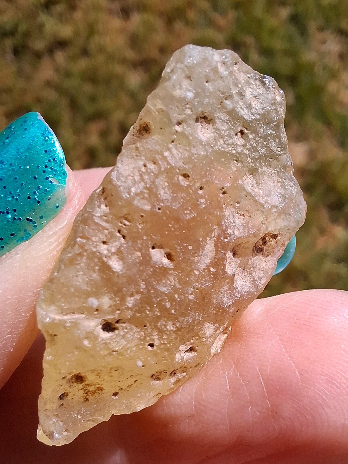 Libyan Desert Glass Piece 6.33g, Tektite