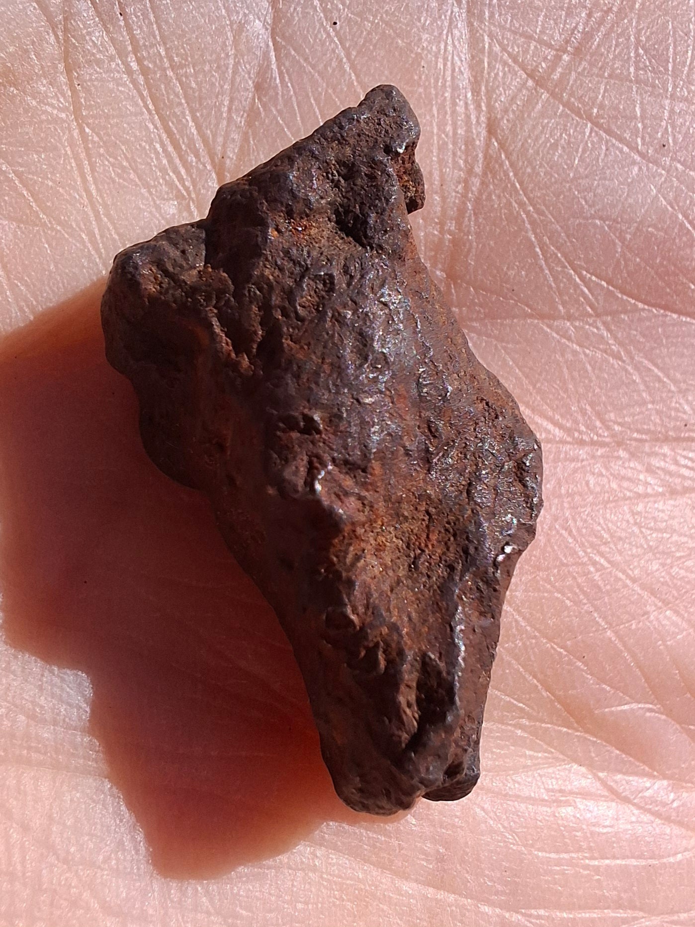 Gebel Kamil Iron Meteorite, 13.55g (Ref: K43)