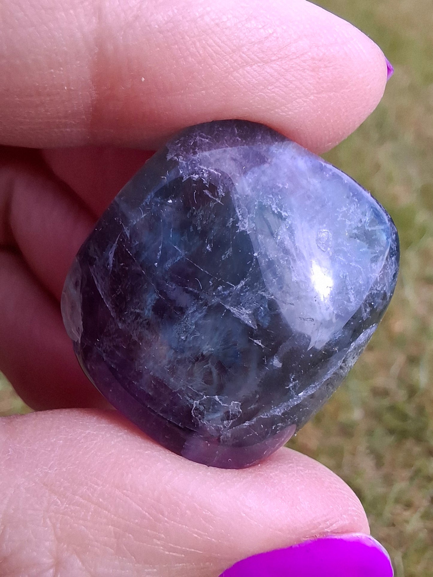 Fluorite, Tumble Stone, Crystal (Ref: T55)