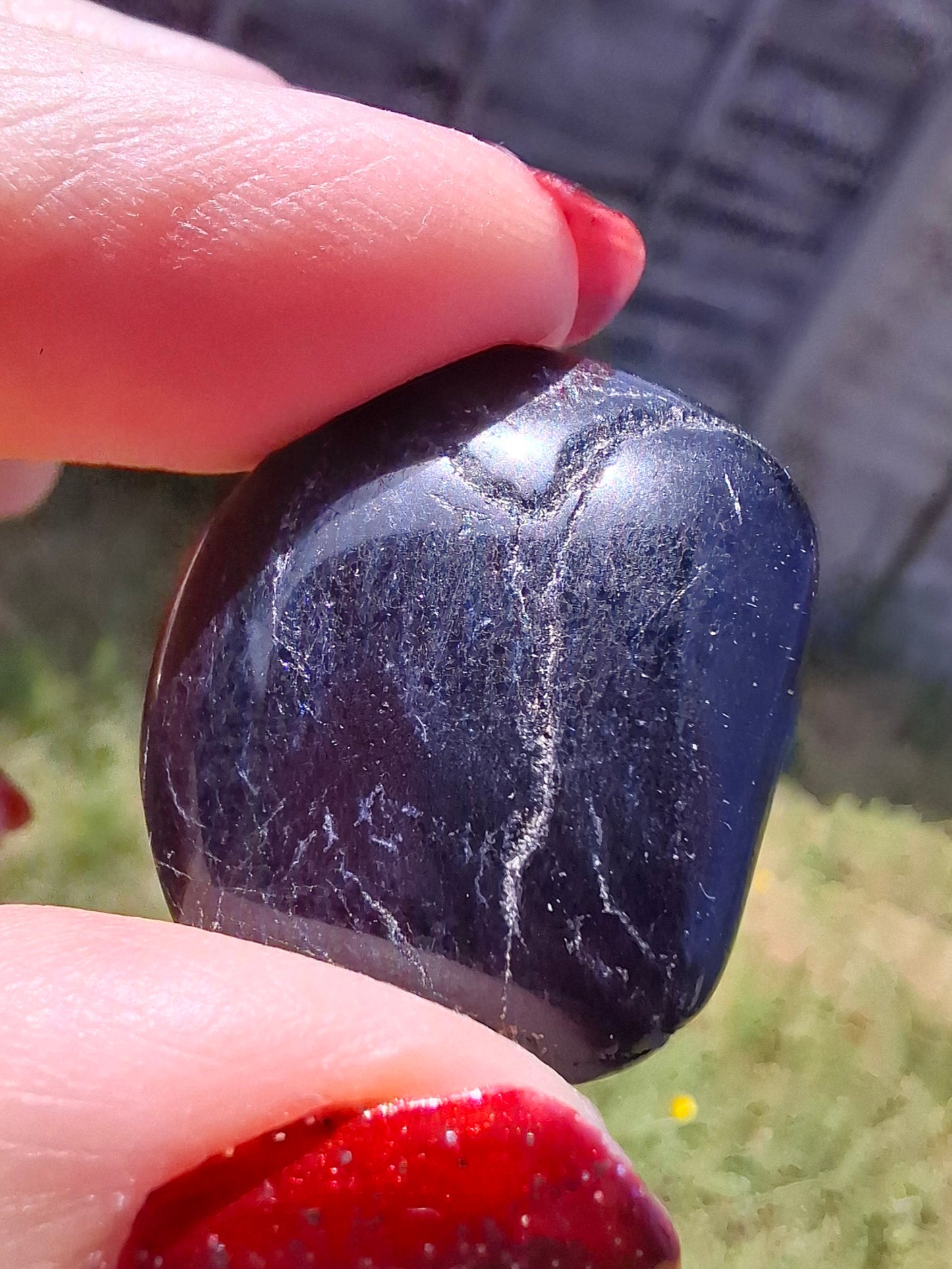 Black Tourmaline, Tumble Stone, Crystal (Ref: T218)