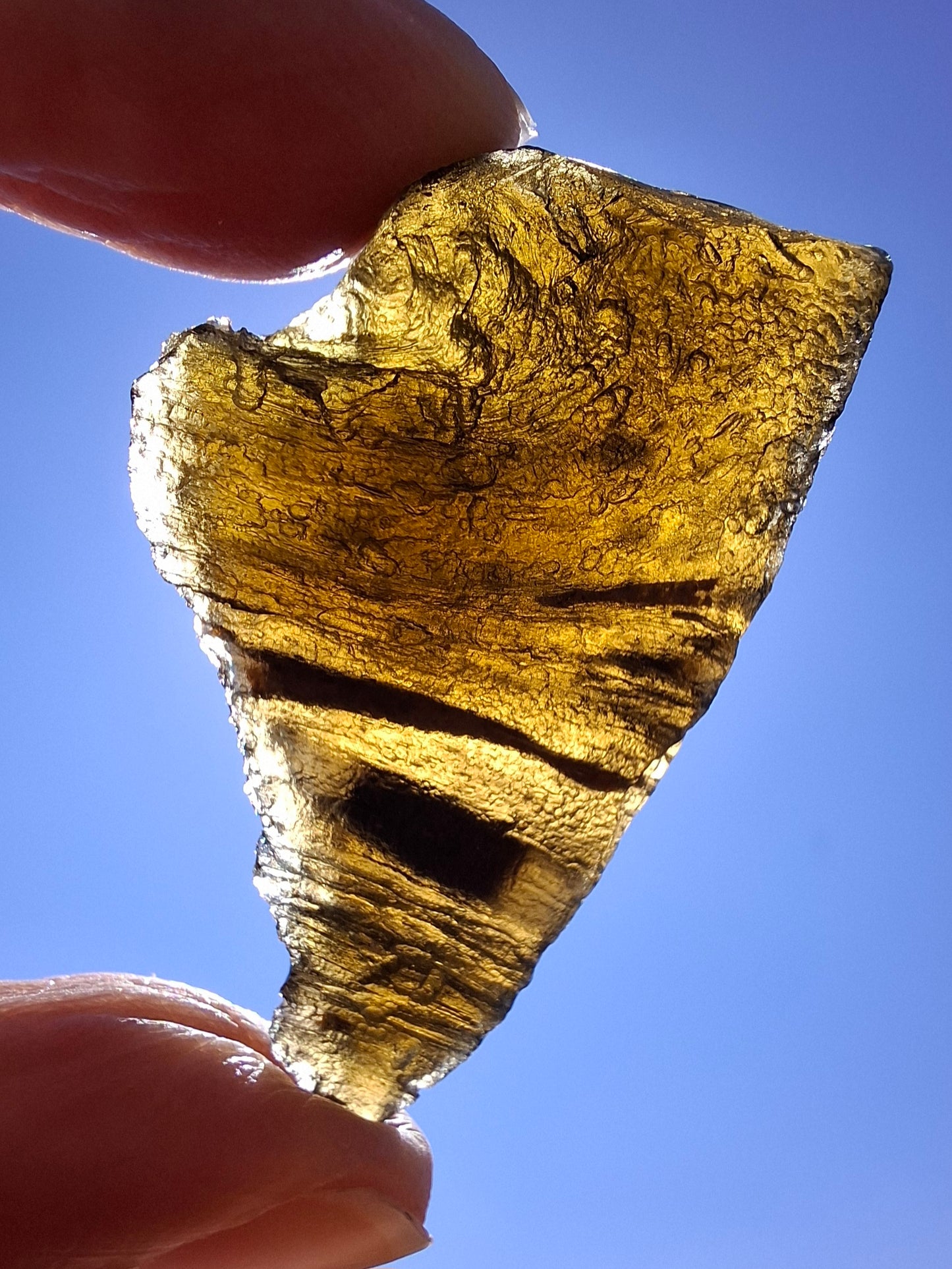 Moldavite Piece, JAKULE, 11.71g, Tektite (Ref: 1173)