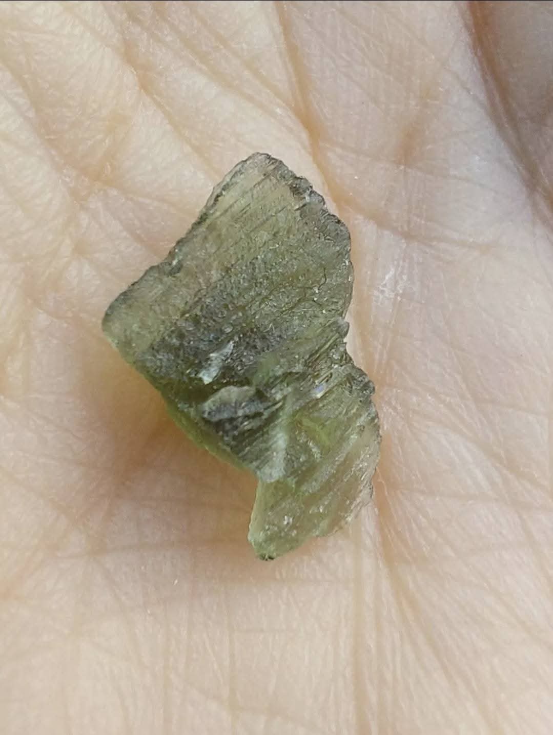 Moldavite Piece, 0.58g, Tektite (Ref: 941)