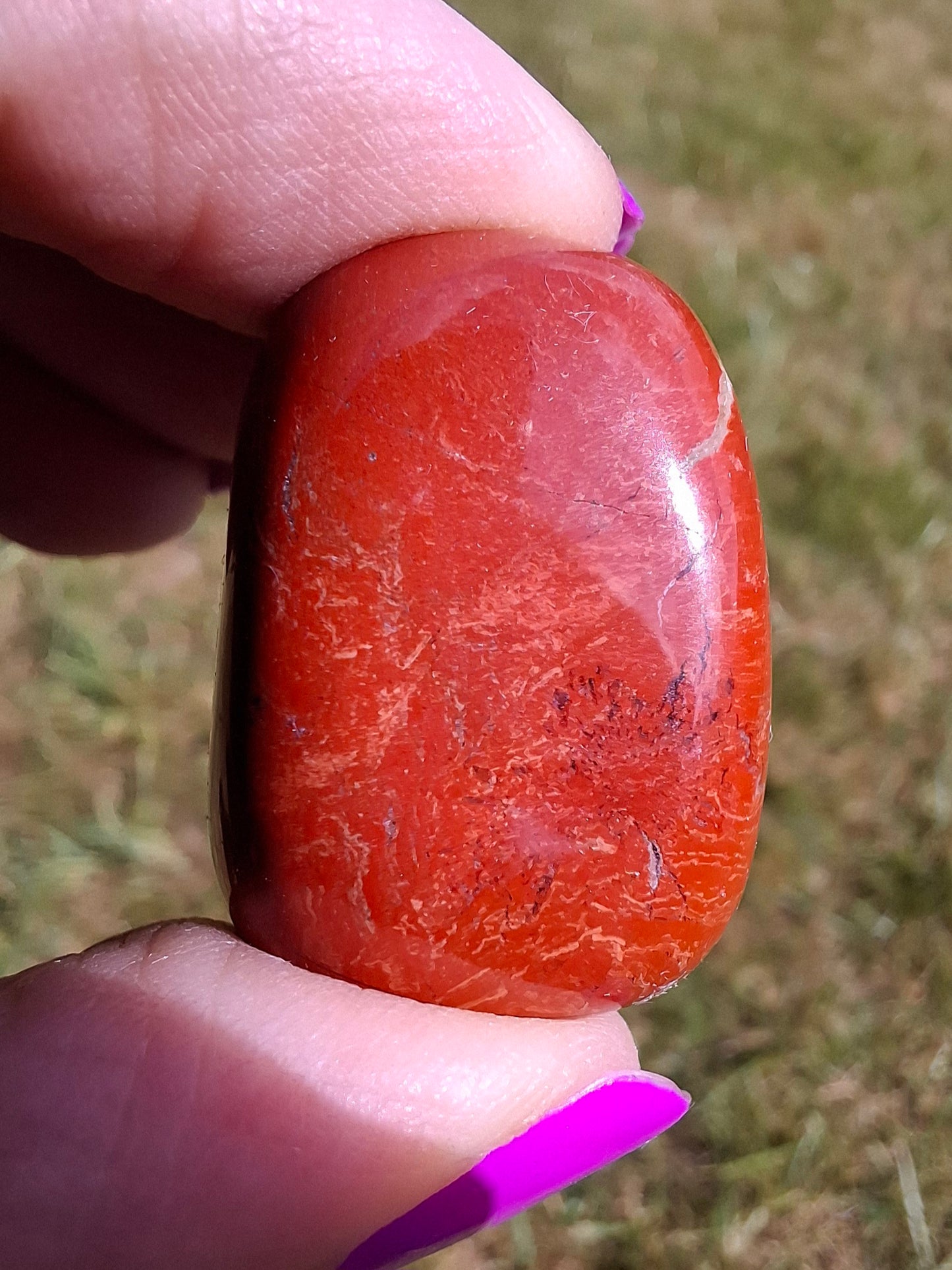 Red Jasper, Tumble Stone, Crystal (Ref: T89)