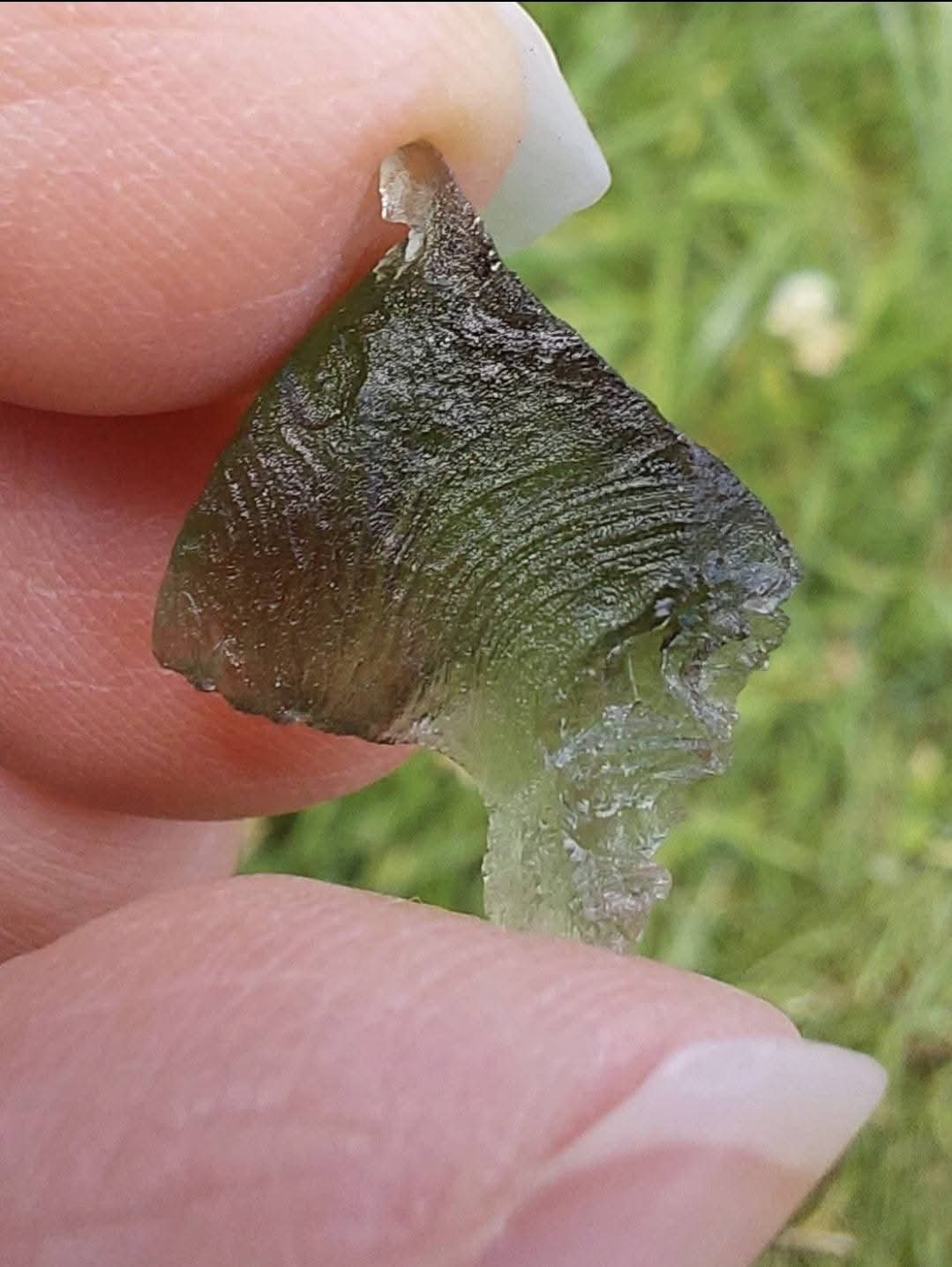 Moldavite Piece, 1.10g, Tektite (Ref: E230)