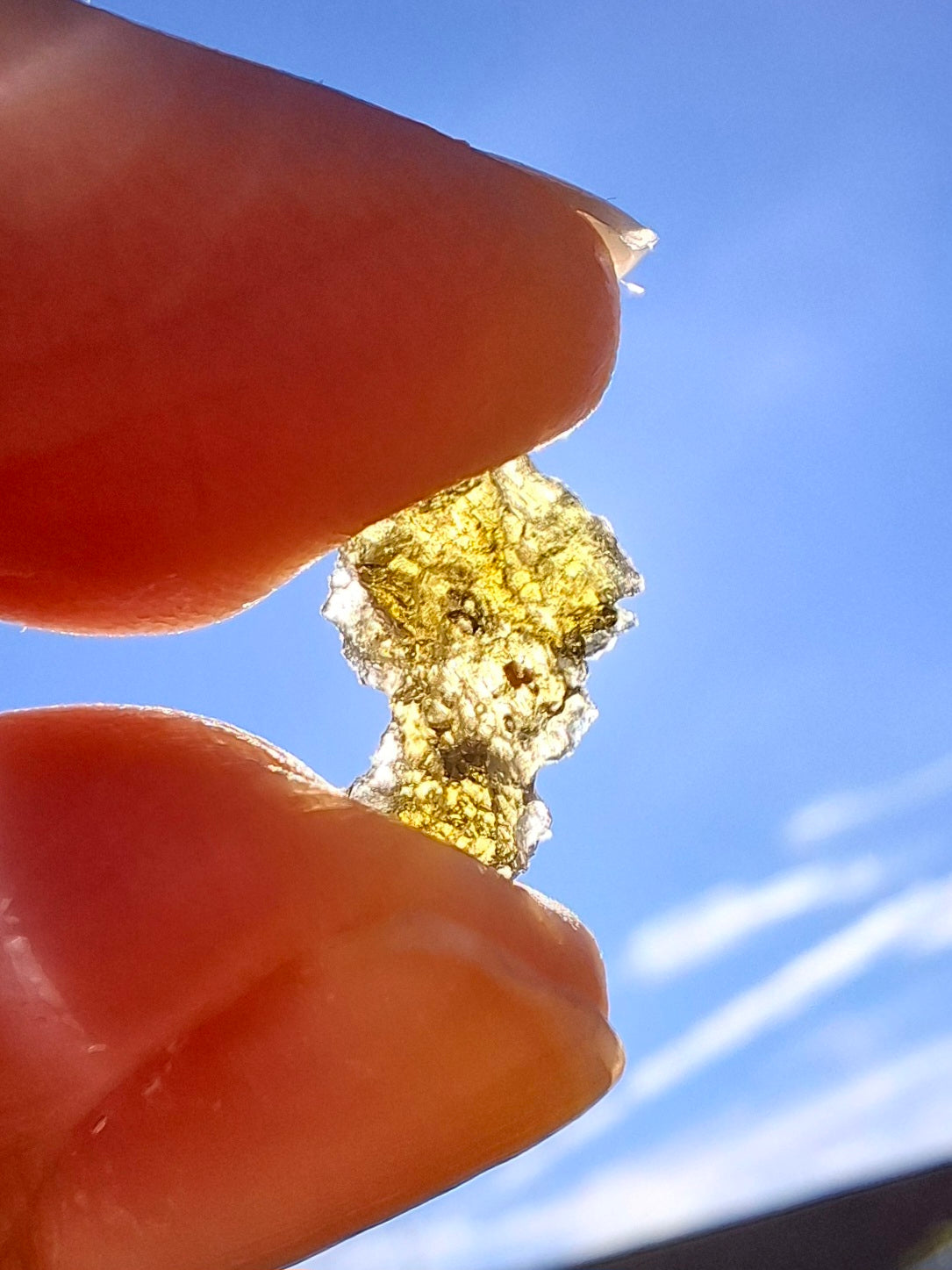 Moldavite Piece, 0.33g, Tektite (Ref: 1519)