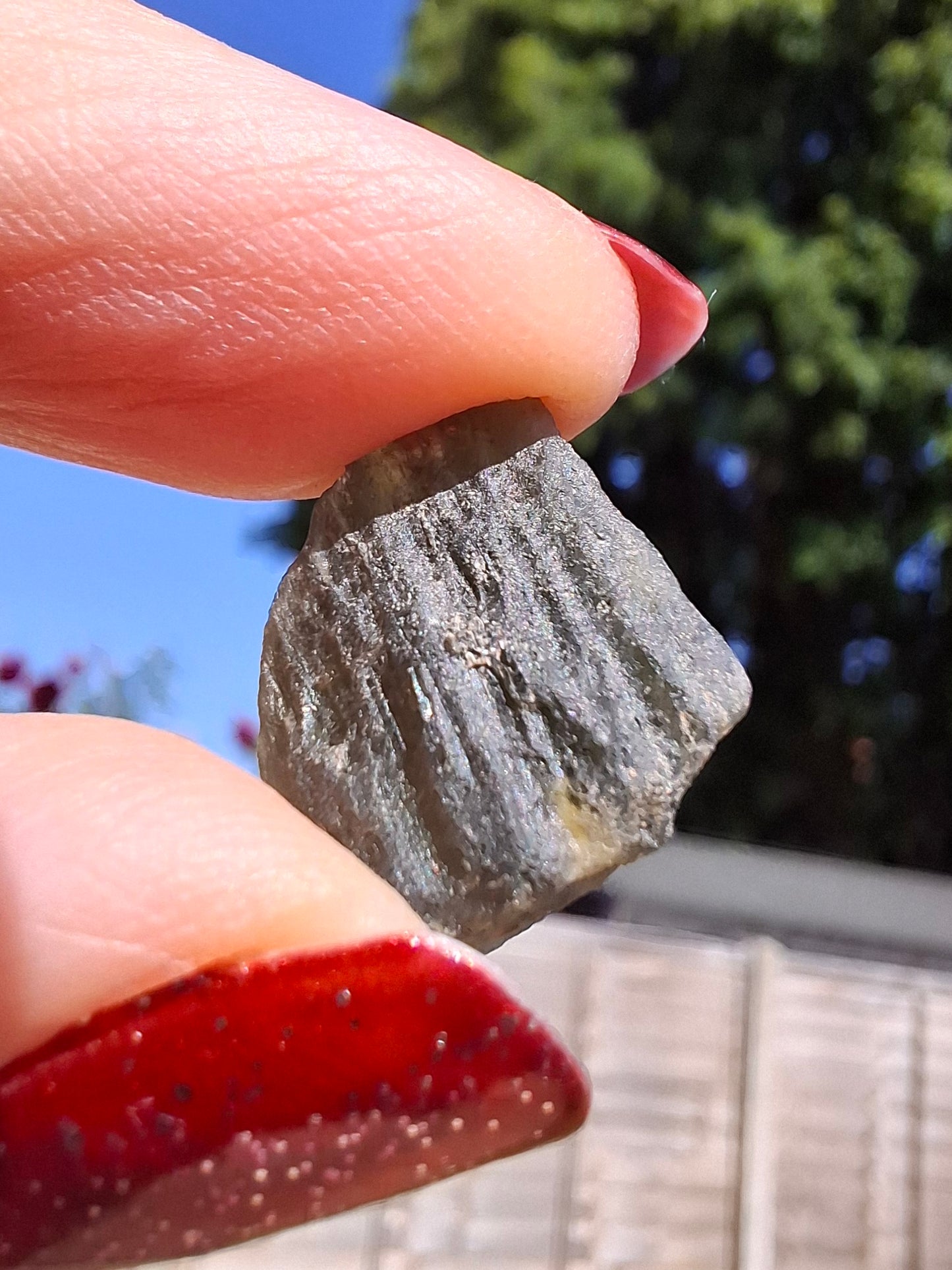 Moldavite Piece, 2.06g, Tektite (Ref: 1467)