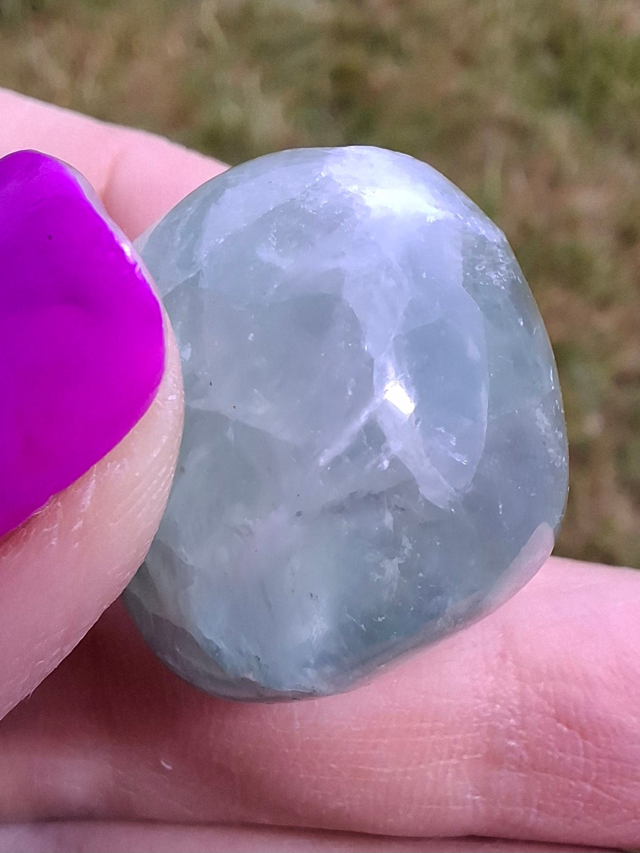 Fluorite, Tumble Stone, Crystal (Ref: T51)