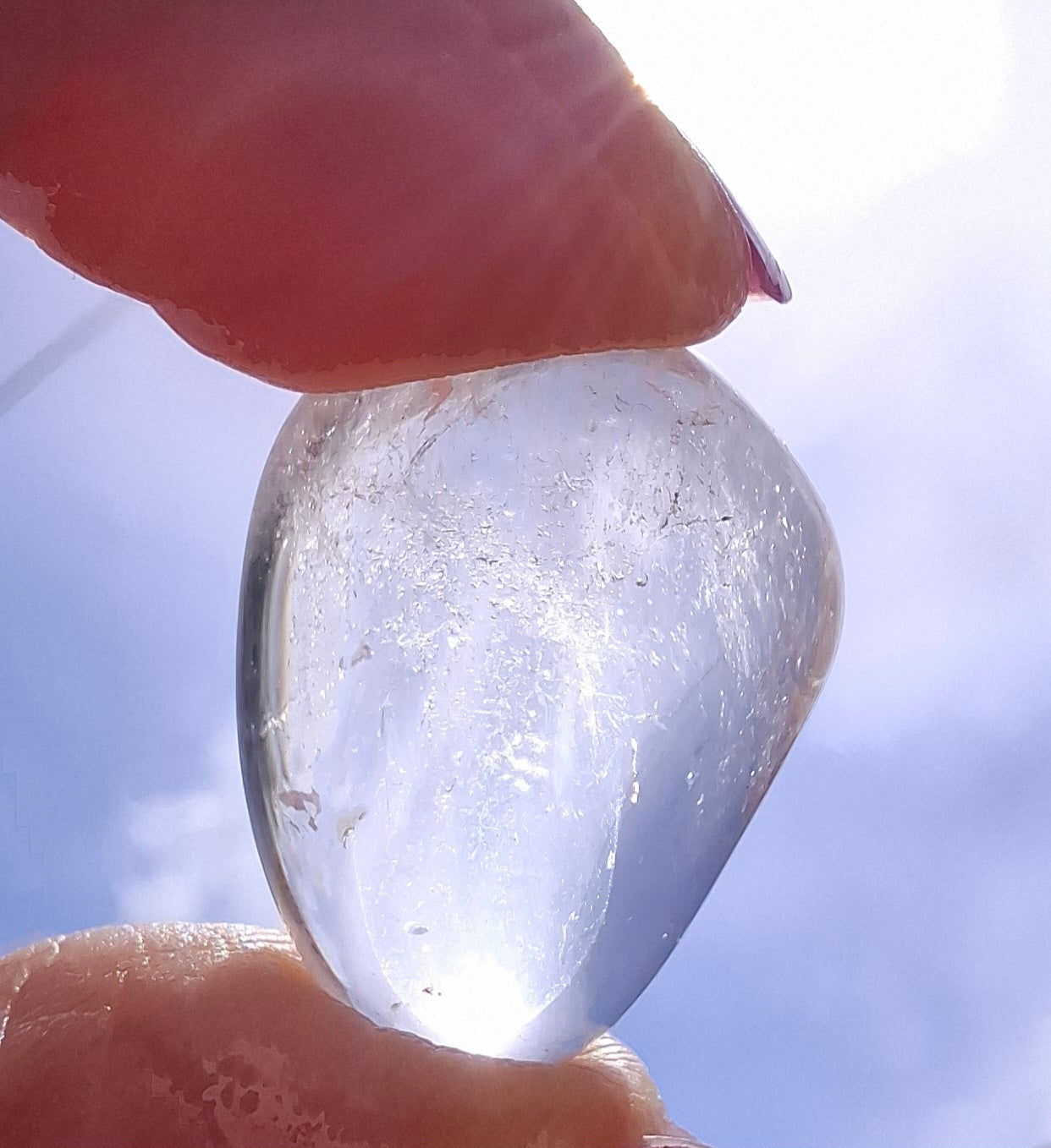Clear Quartz, Tumble Stone, Crystal (Ref: T30)