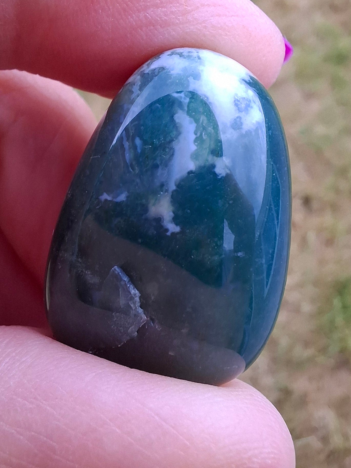 Tree Agate, Tumble Stone, Crystal (Ref: T4)