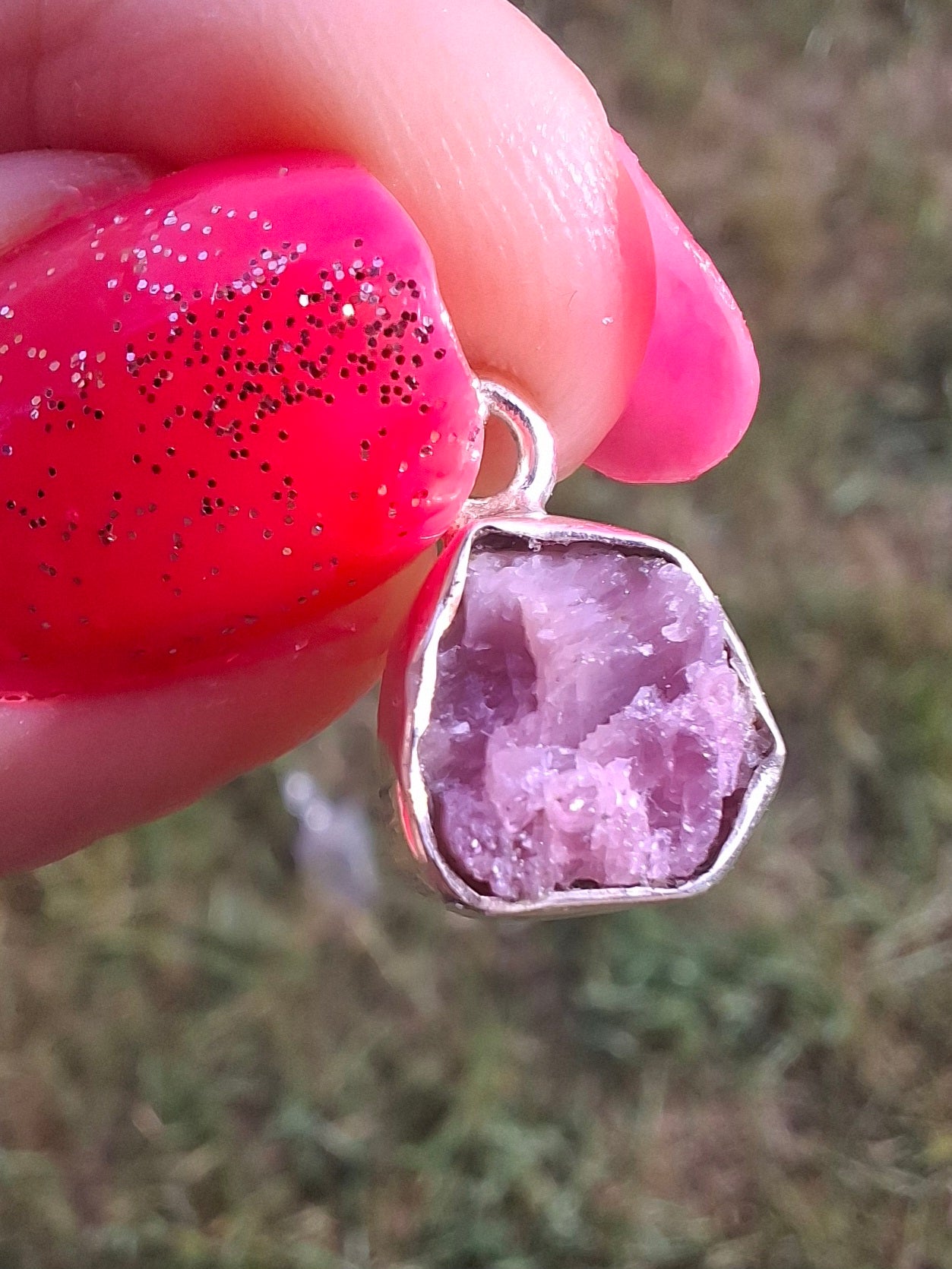 Punk Tourmaline Pendant, 925 Silver, Crystal (Ref: PT9)