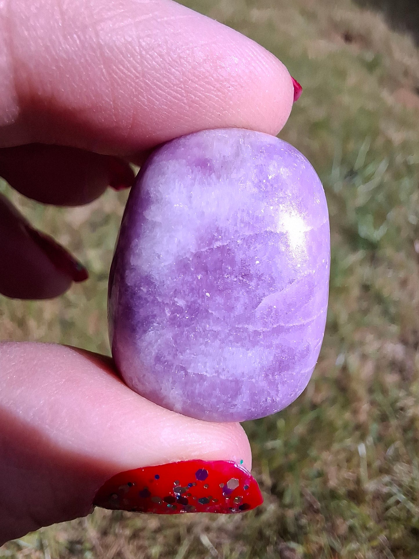 Lepidolite, Tumble Stone, Crystal (Ref: T115)
