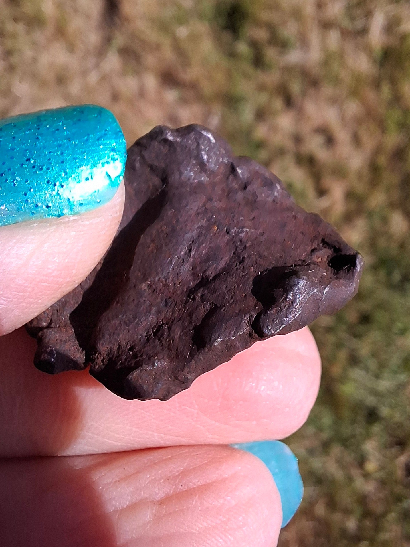 Gebel Kamil Iron Meteorite, 21.40g (Ref: K35)