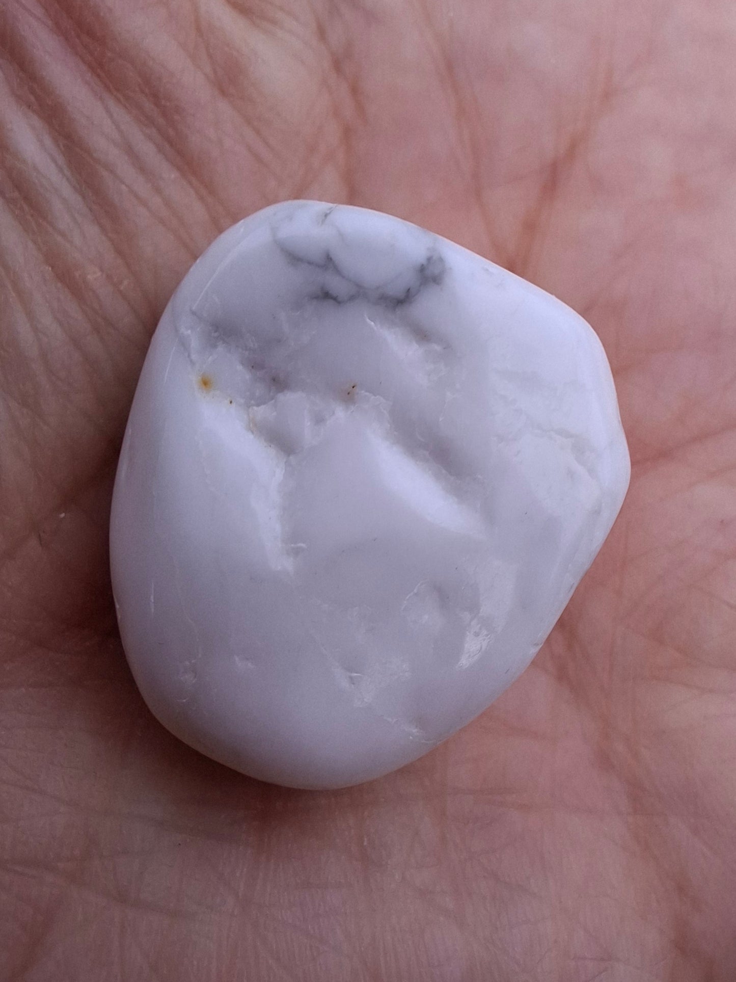Howlite, Tumble Stone, Crystal (Ref: T34)