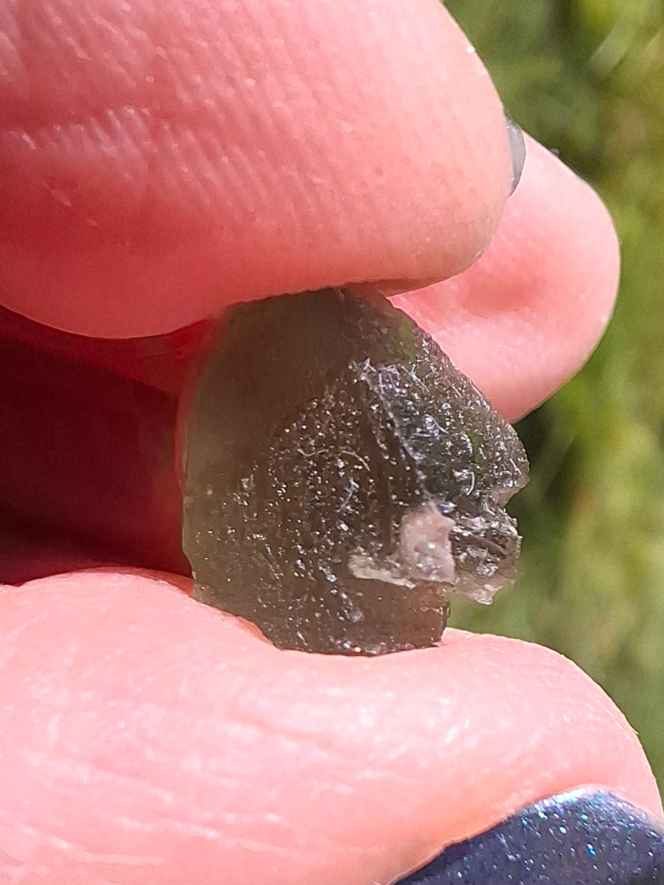 Moldavite Piece, 1.00g, Tektite (Ref: 1398)