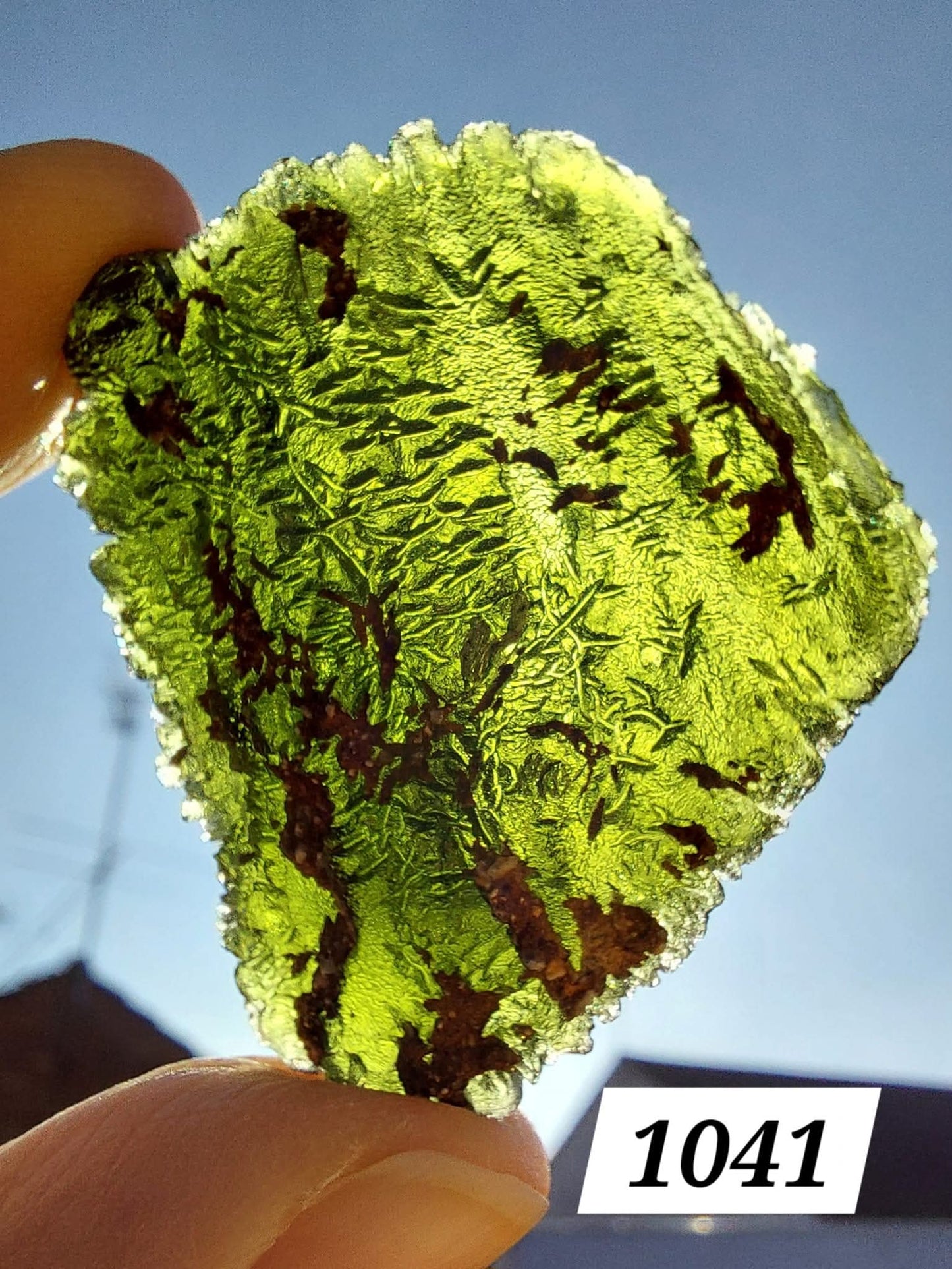 Moldavite Piece, NOVA HOSPODA, 18.15g, Tektite (Ref: 1041)