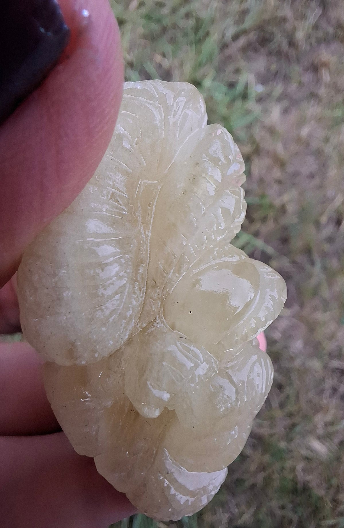 Libyan Desert Glass GANESHA craving, 31.21g, Tektite (Ref: Ganesha2)