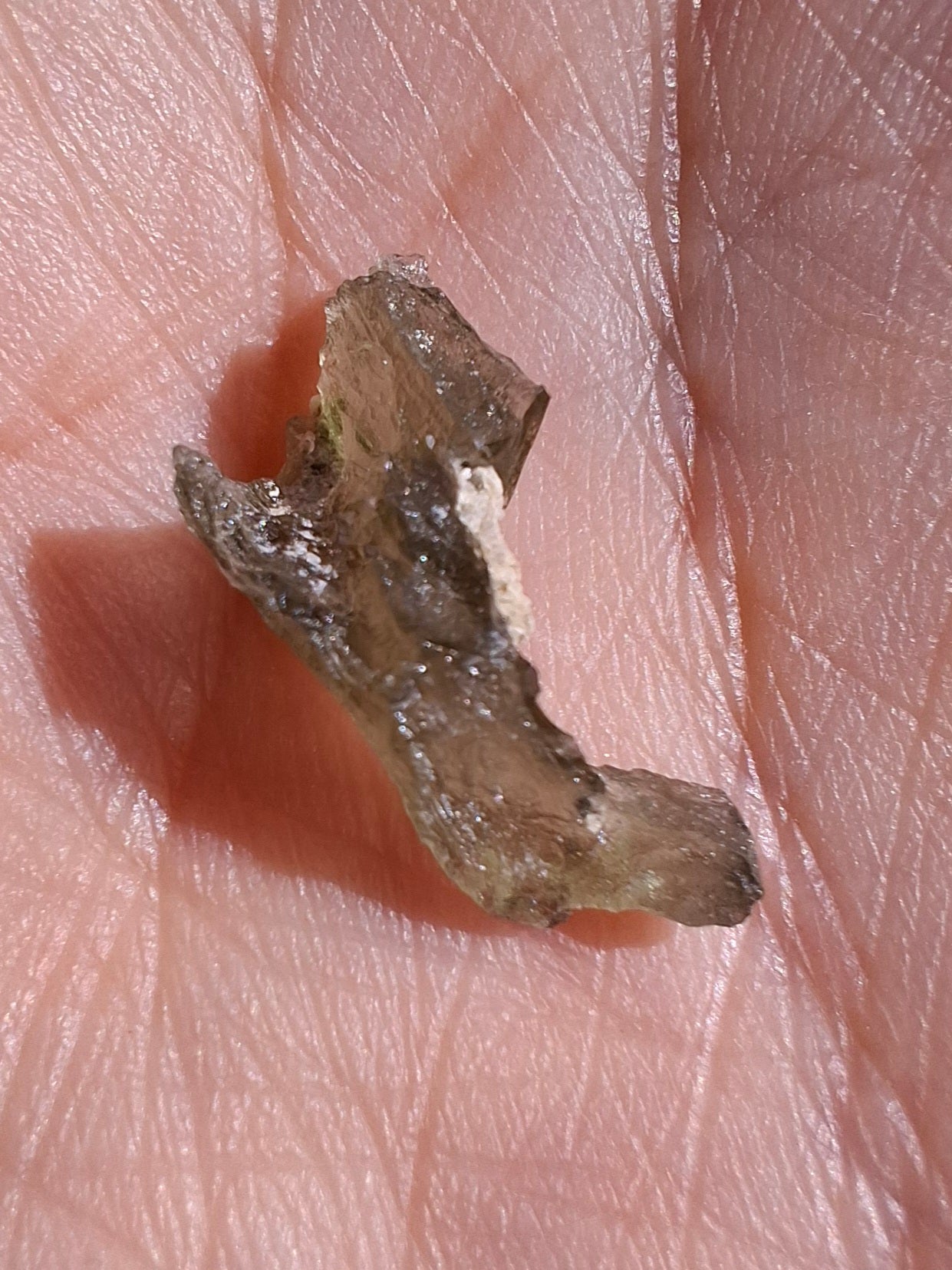 Moldavite Piece, 0.48g, Tektite (Ref: 1463)