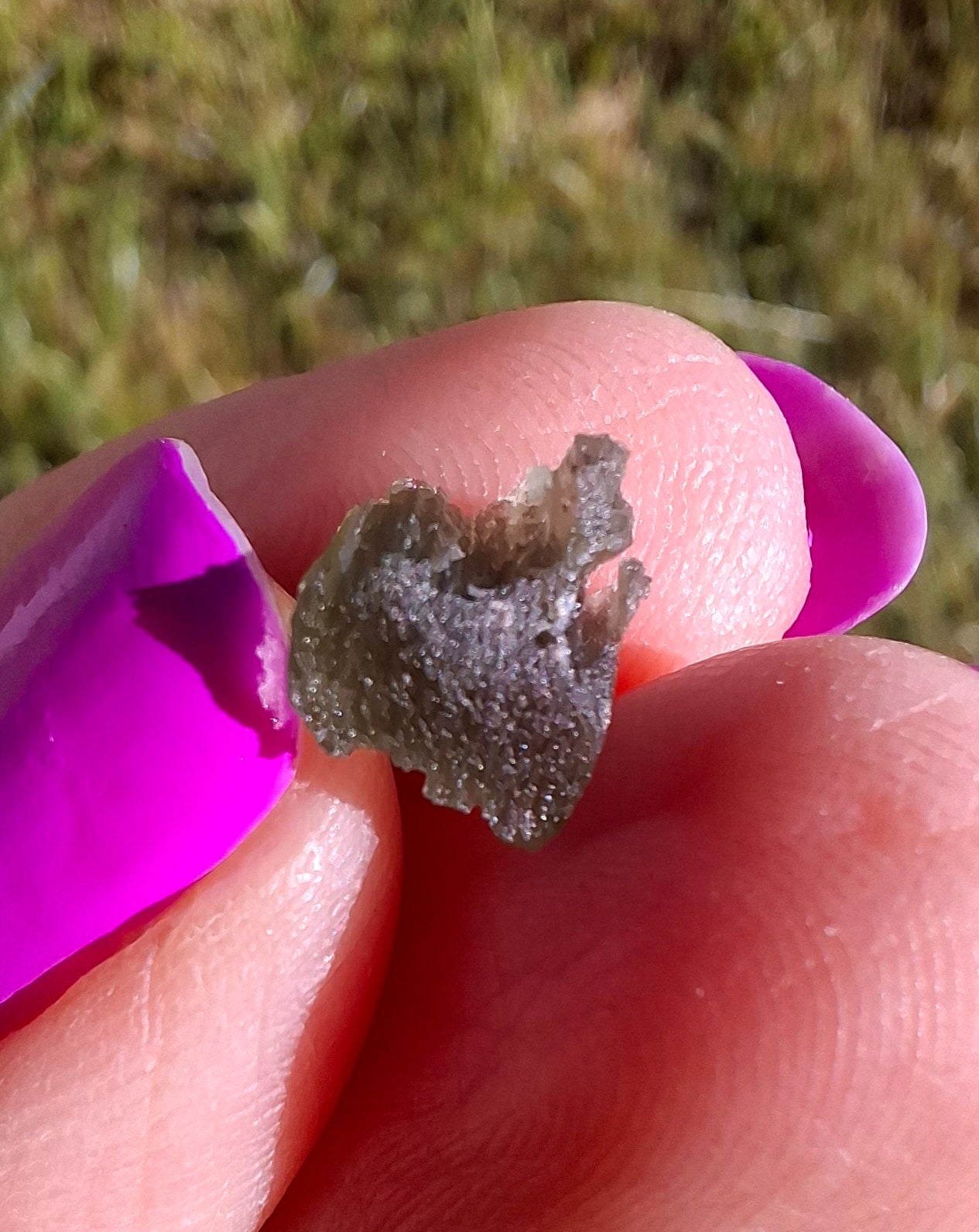 Moldavite Piece, 0.53g, Tektite (Ref: 1446)