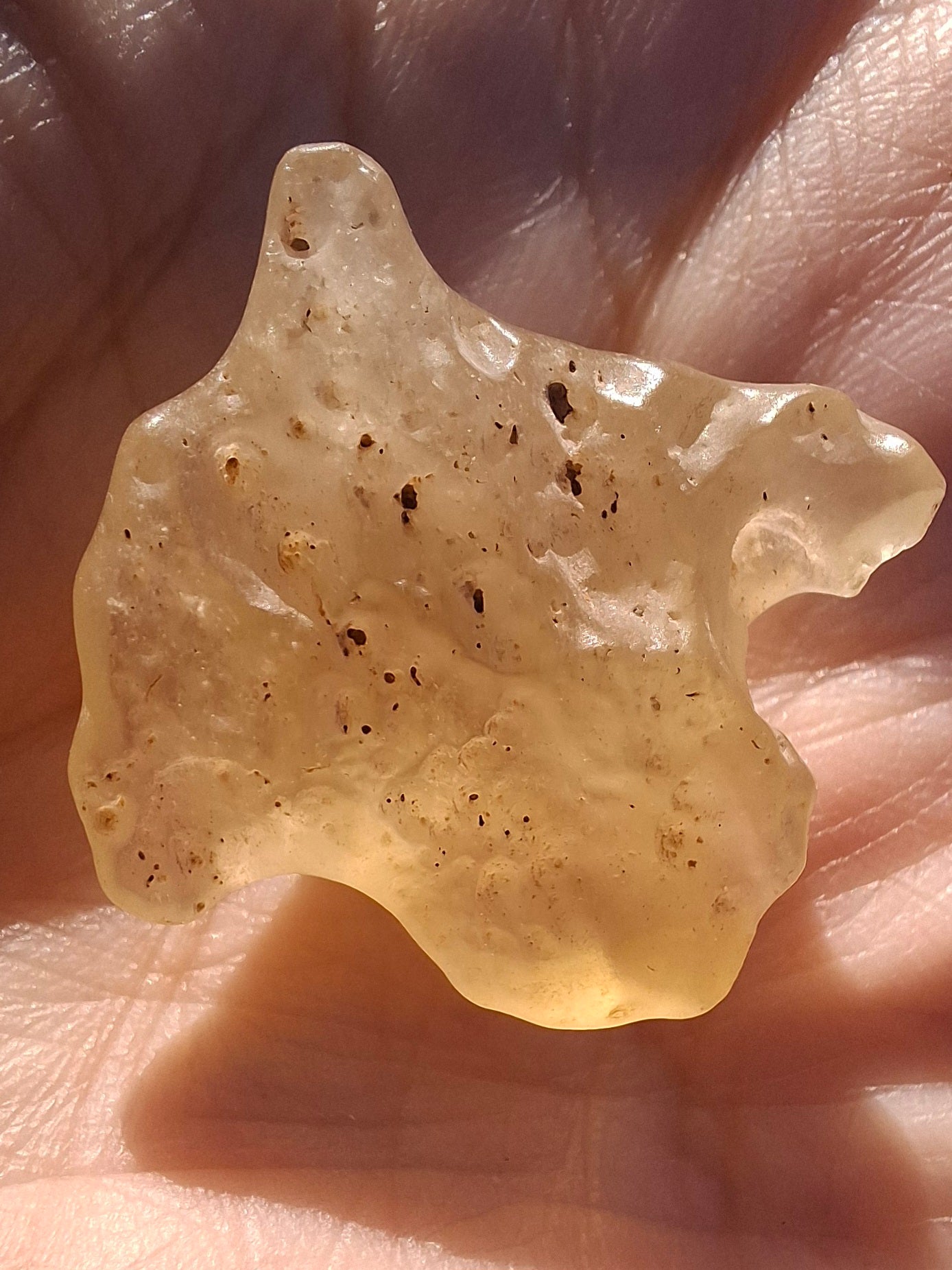 Libyan Desert Glass Piece, 5.68g, Tektite (Ref: LE258)
