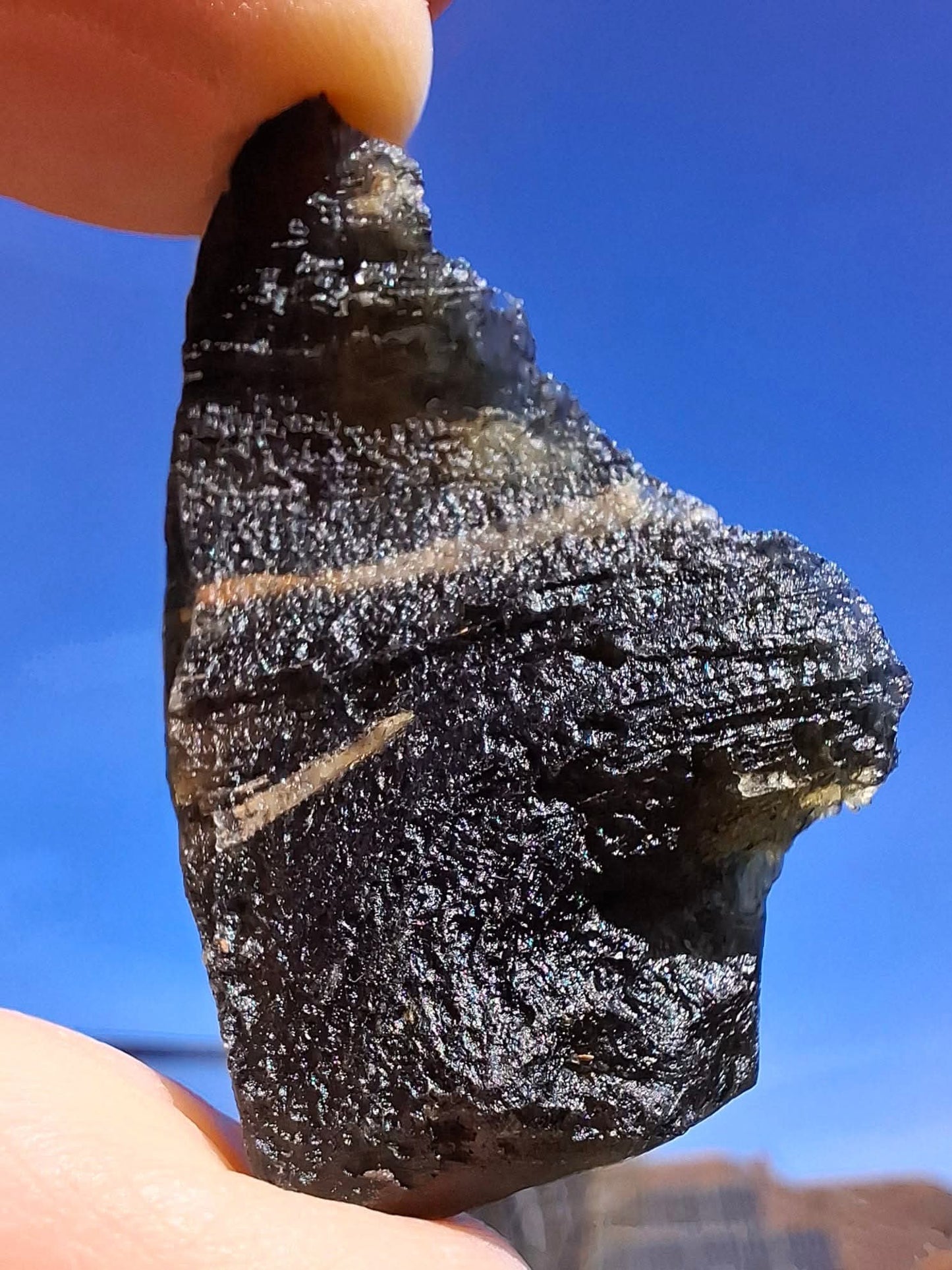 Moldavite Piece, JAKULE, 11.71g, Tektite (Ref: 1173)