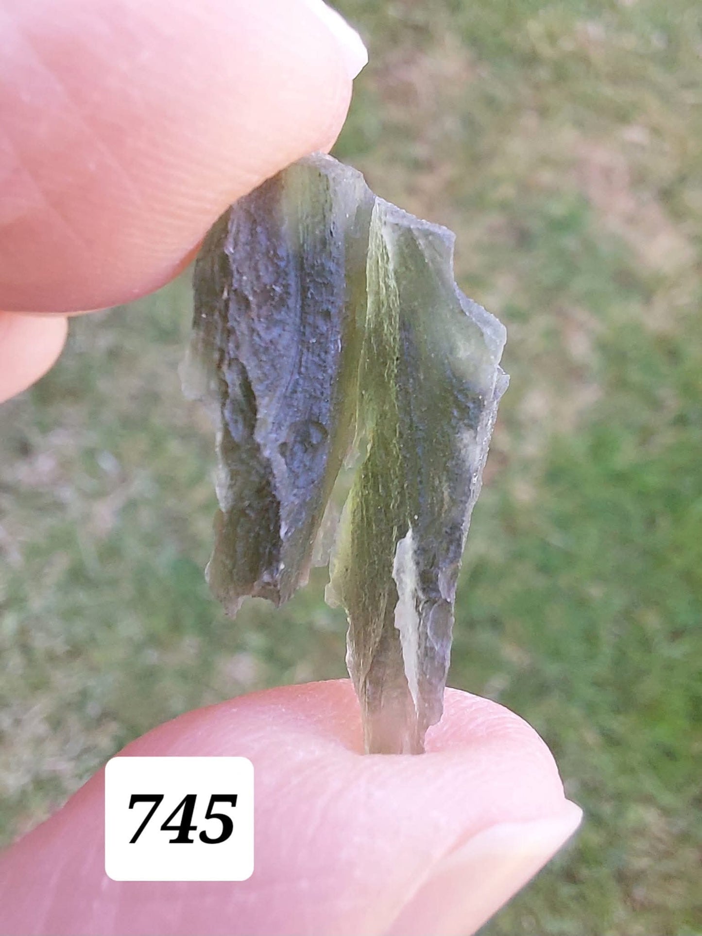 Moldavite Piece, ANGEL CHIME, 2.18g, Tektite (Ref: 745)