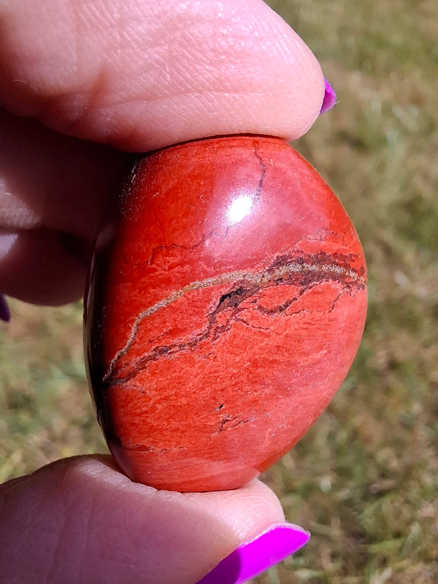 Red Jasper, Tumble Stone, Crystal (Ref: T88)