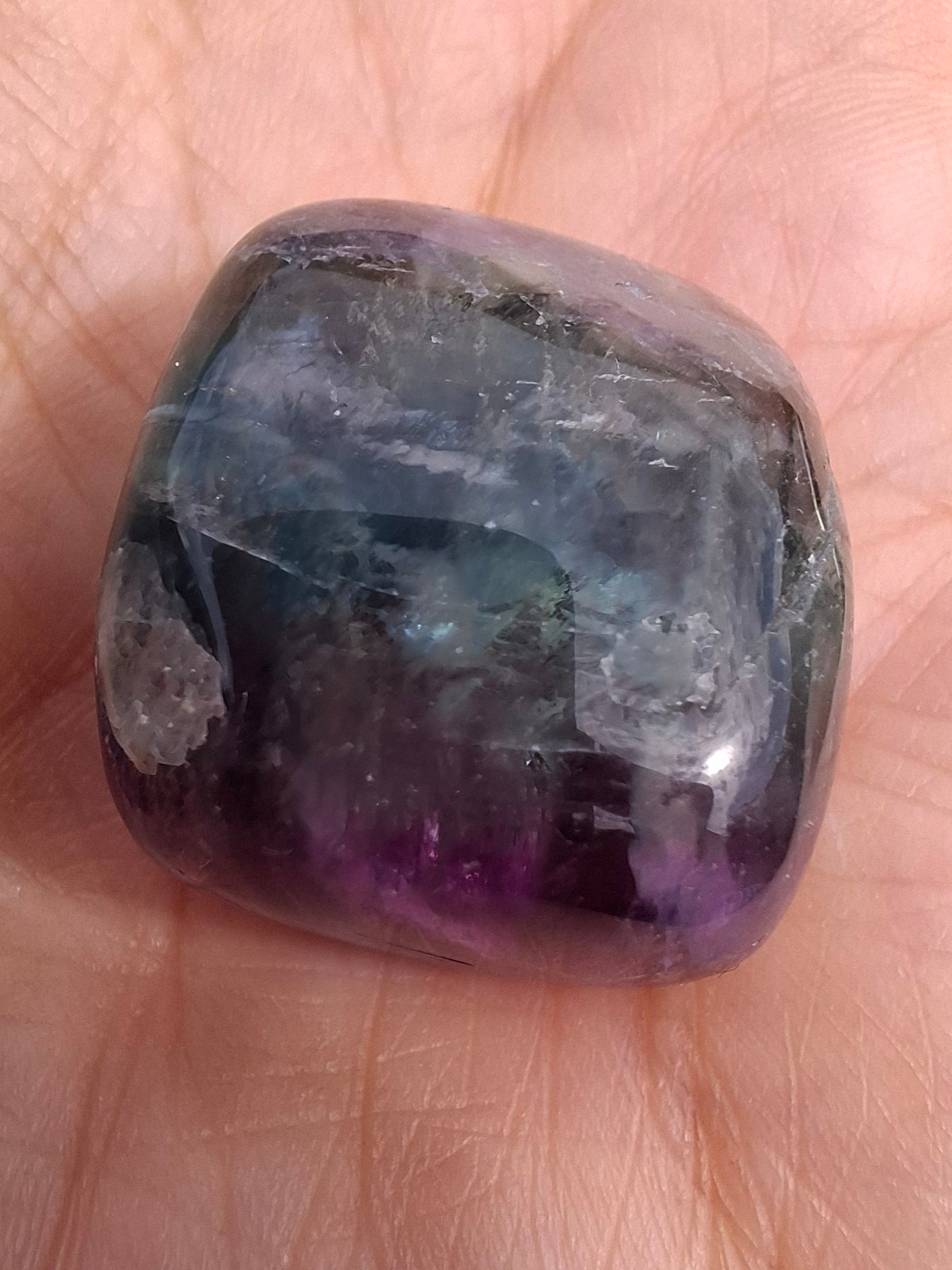 Fluorite, Tumble Stone, Crystal (Ref: T55)