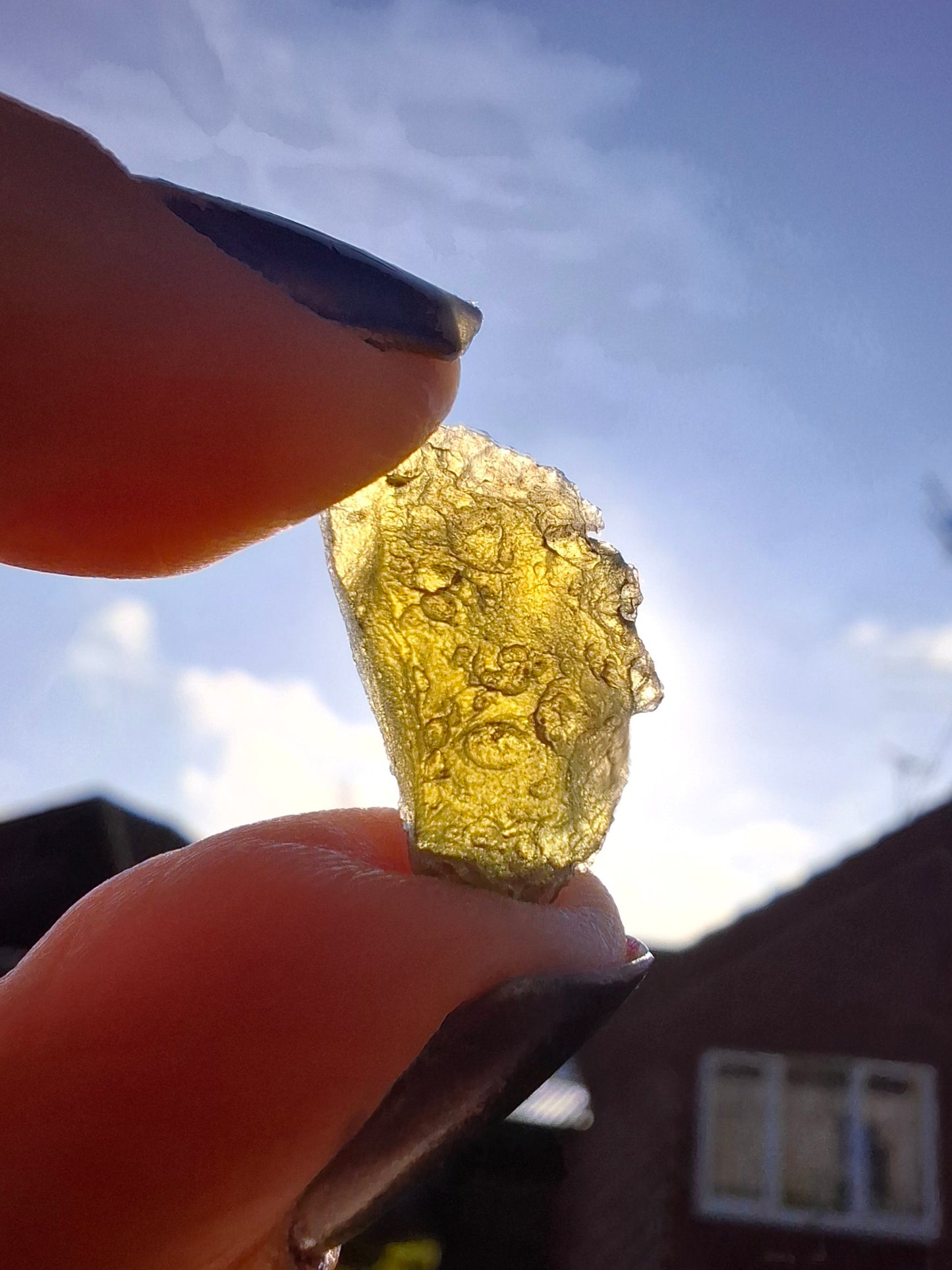 Moldavite Piece, 1.16g, Tektite (Ref: 1393)