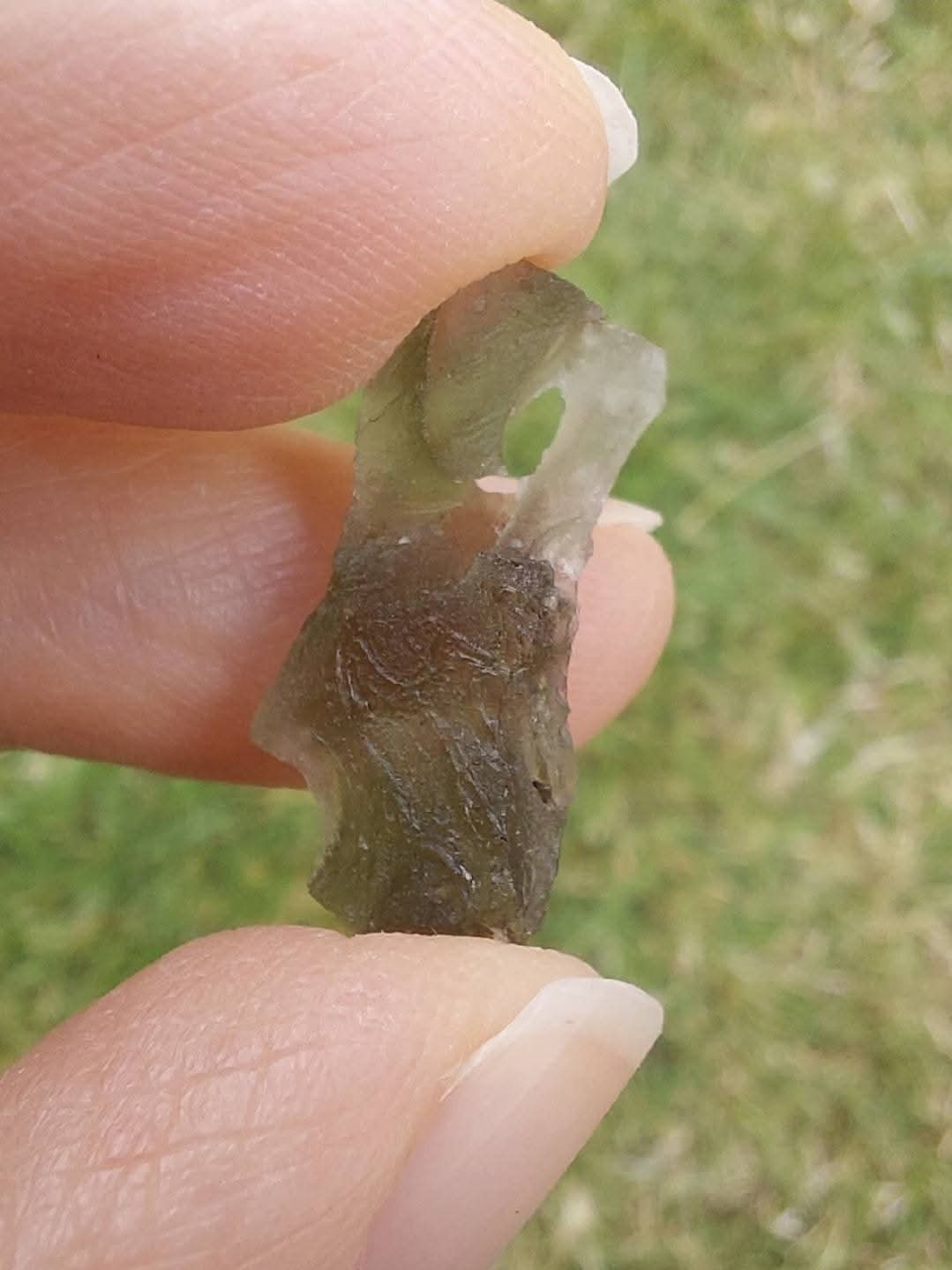 Moldavite Piece, 1.10g, Tektite (Ref: E158)