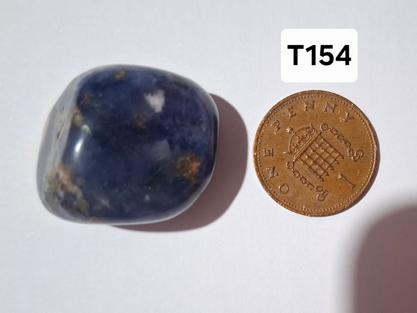 Sodalite, Tumble Stone, Crystal (Ref: T154)