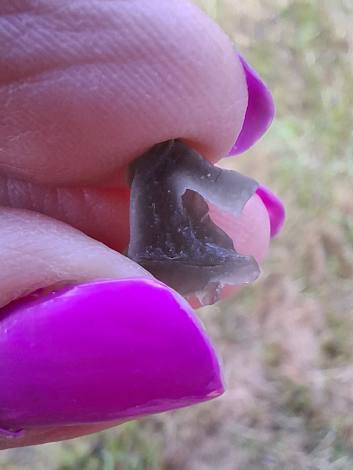 Moldavite Piece, 0.45g, Tektite (Ref: 1444)