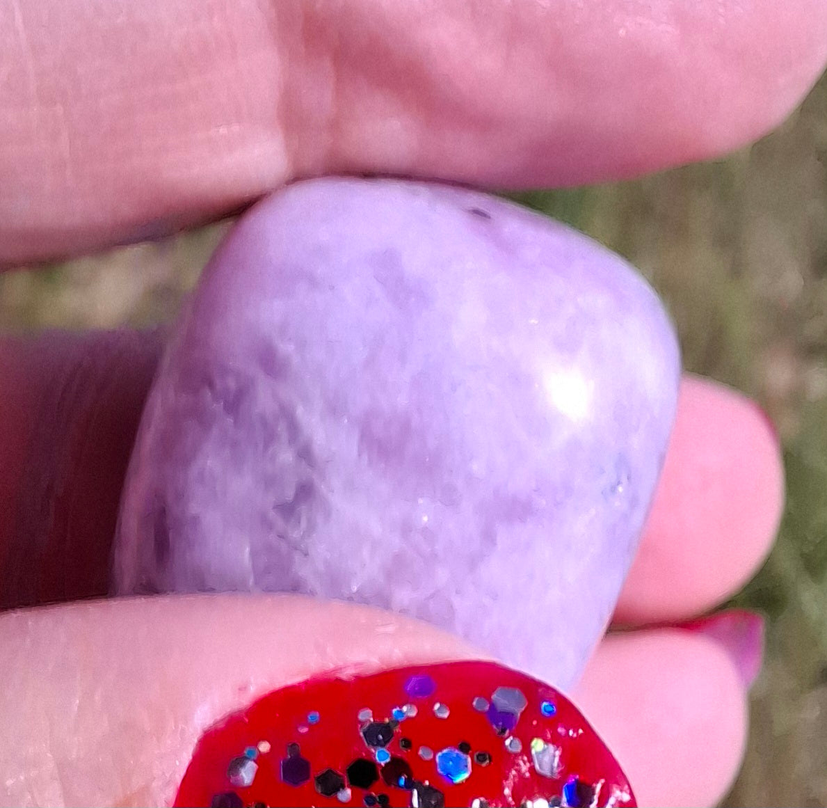 Lepidolite, Tumble Stone, Crystal (Ref: T116)