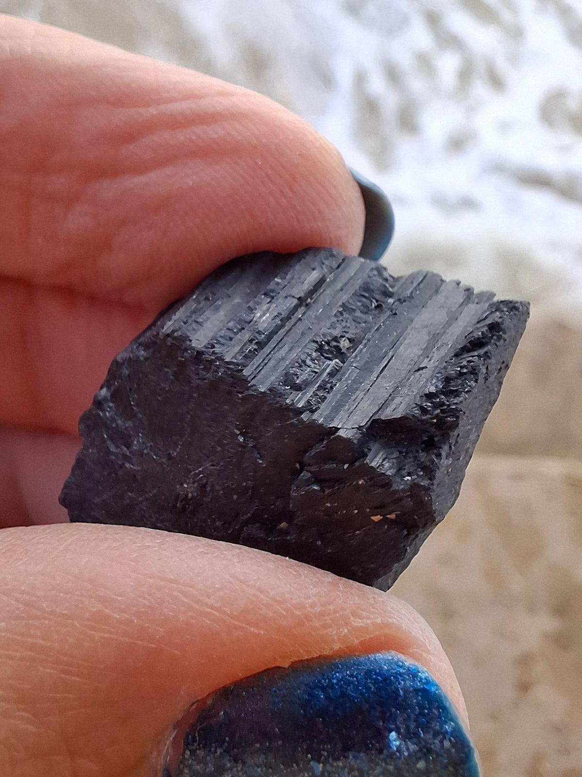 Black Tourmaline RAW, 8.86g, Crystal (Ref: RBT3)