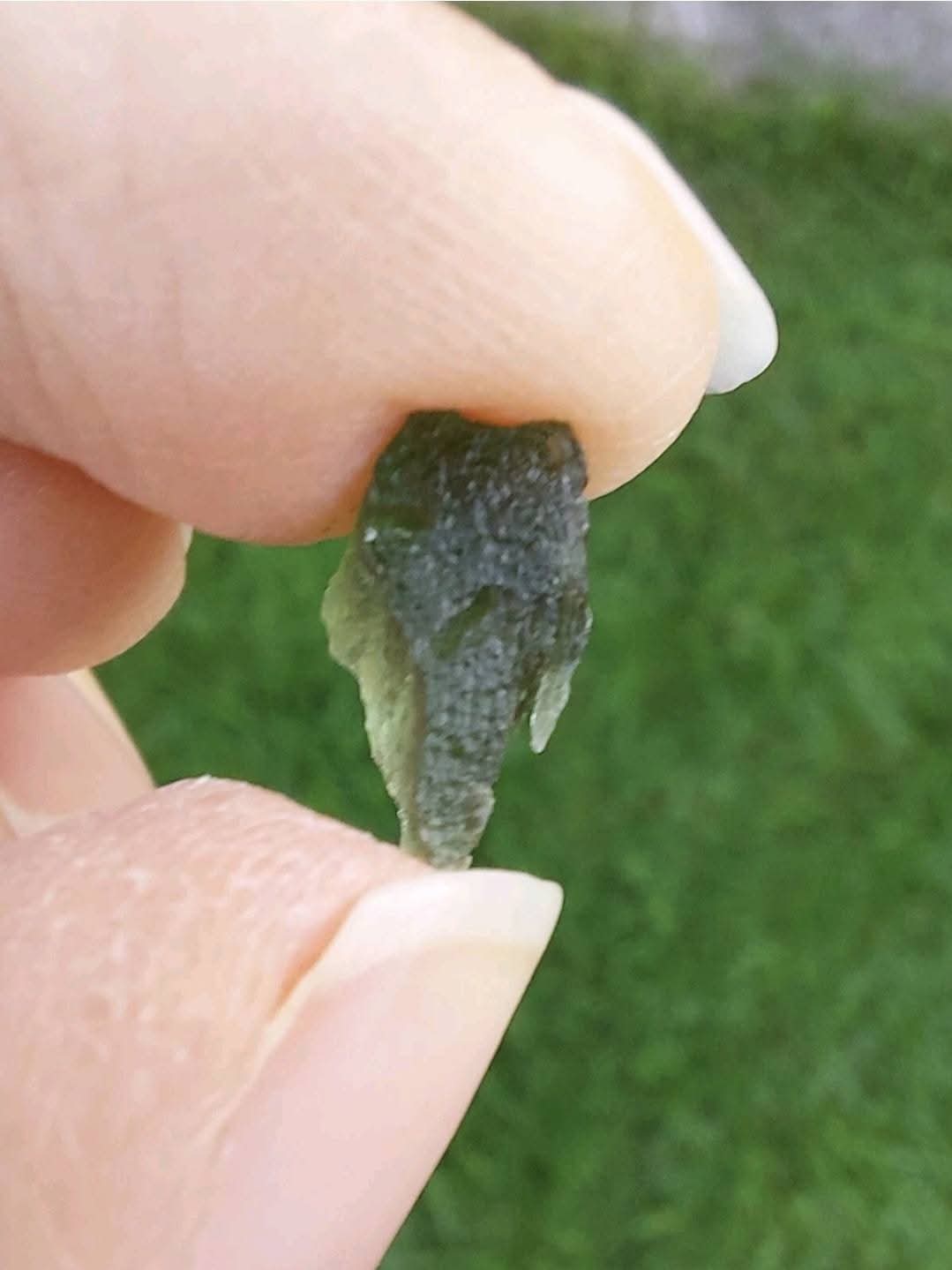 Moldavite Piece, 0.59g, Tektite (Ref: 892)