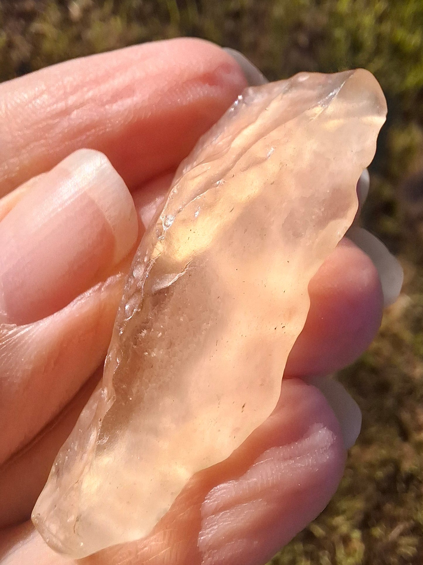 Libyan Desert Glass Piece, 7.46g, Tektite (Ref: LE5)