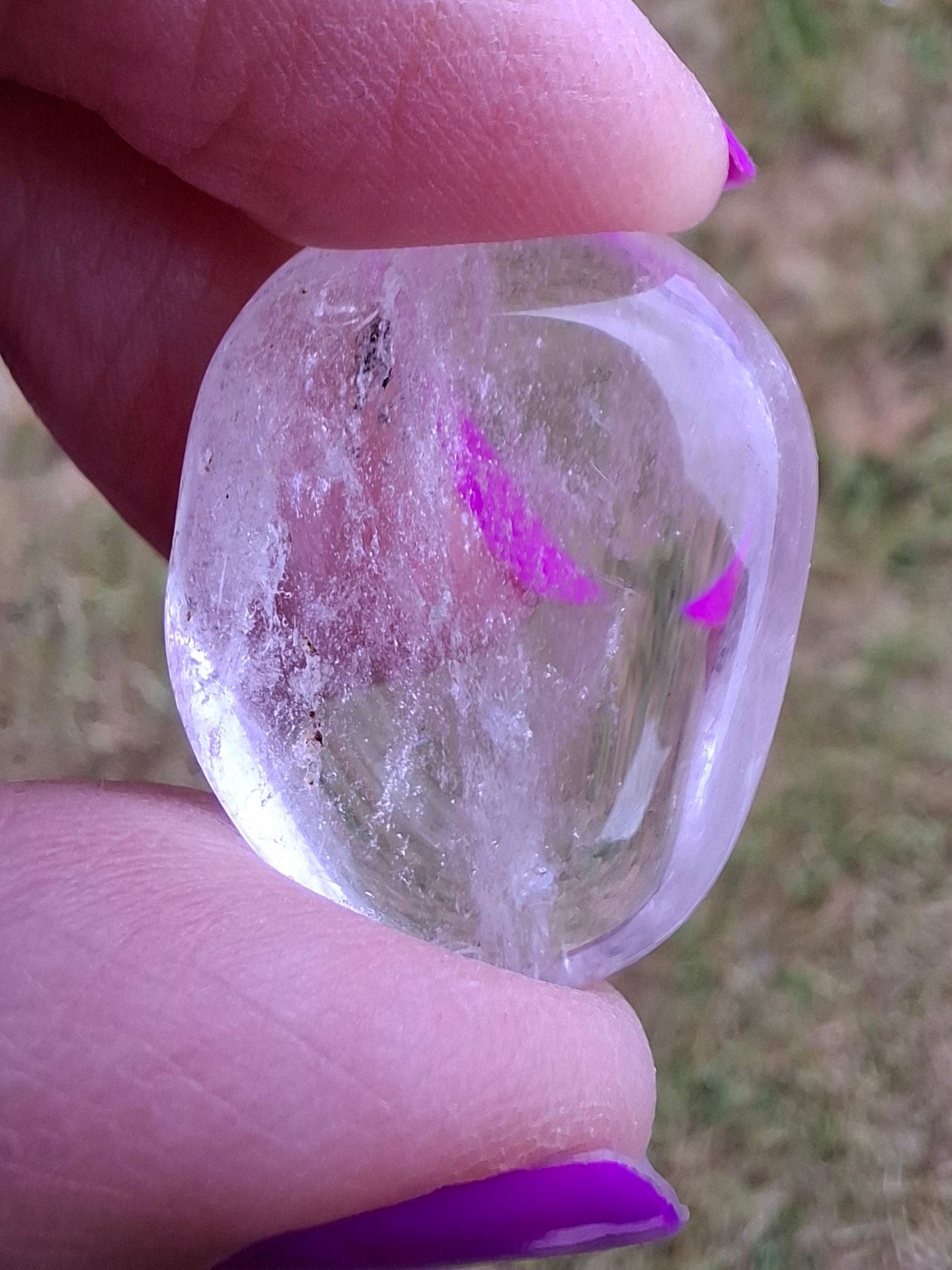 Clear Quartz, Tumble Stone, Crystal (Ref: T31)