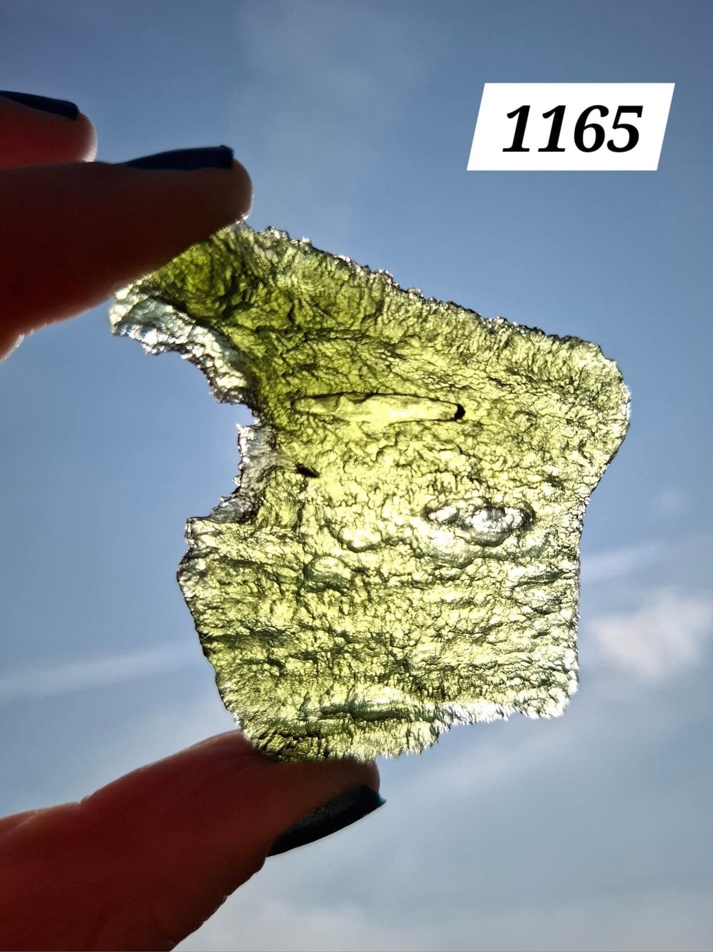Moldavite Piece, ANGEL CHIME, CHLUM MAROUSKOVO POLE, 23.61g, Tektite (Ref: 1165)