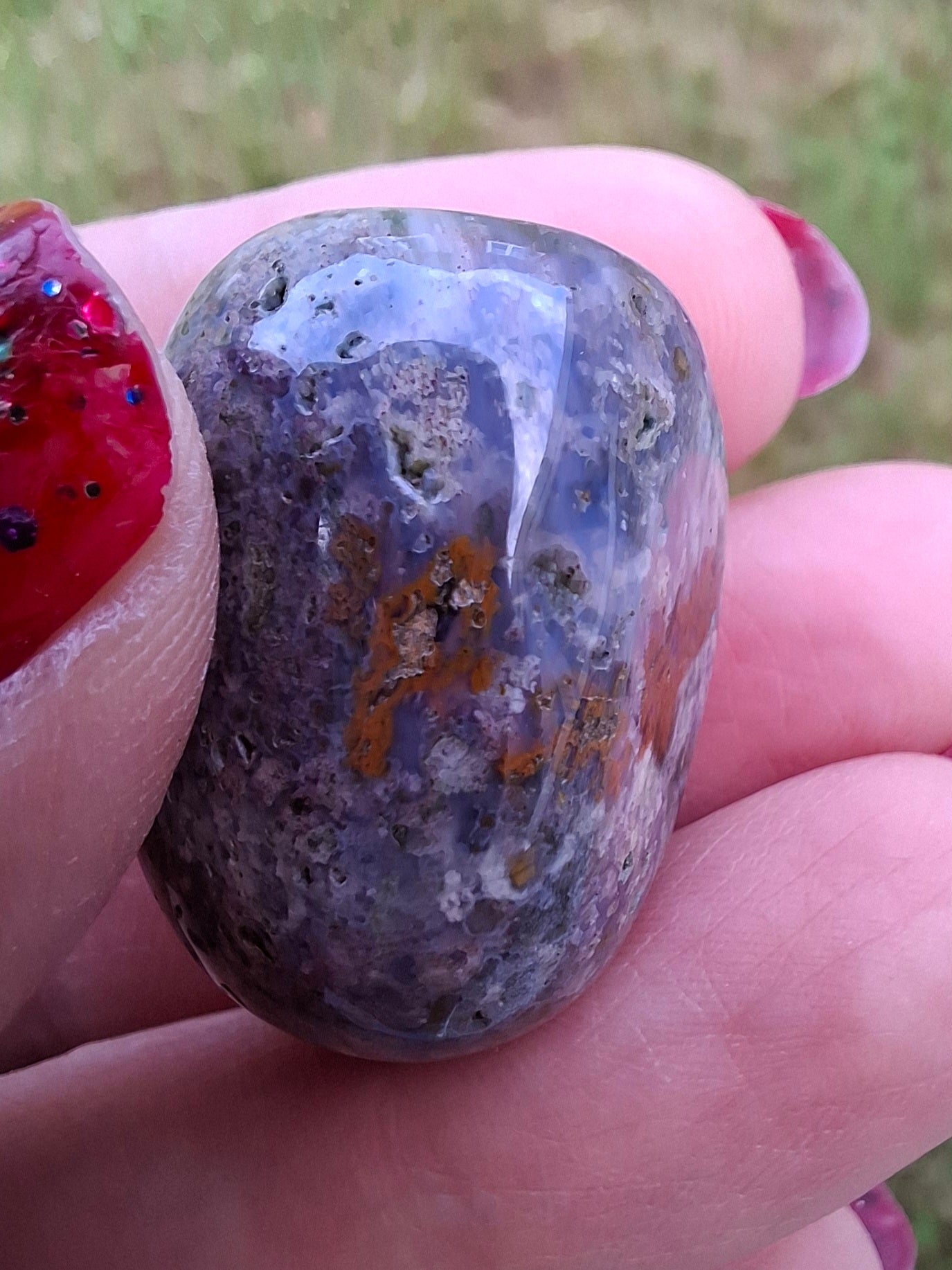 Ocean Jasper, Tumble Stone, Crystal (Ref: T205)