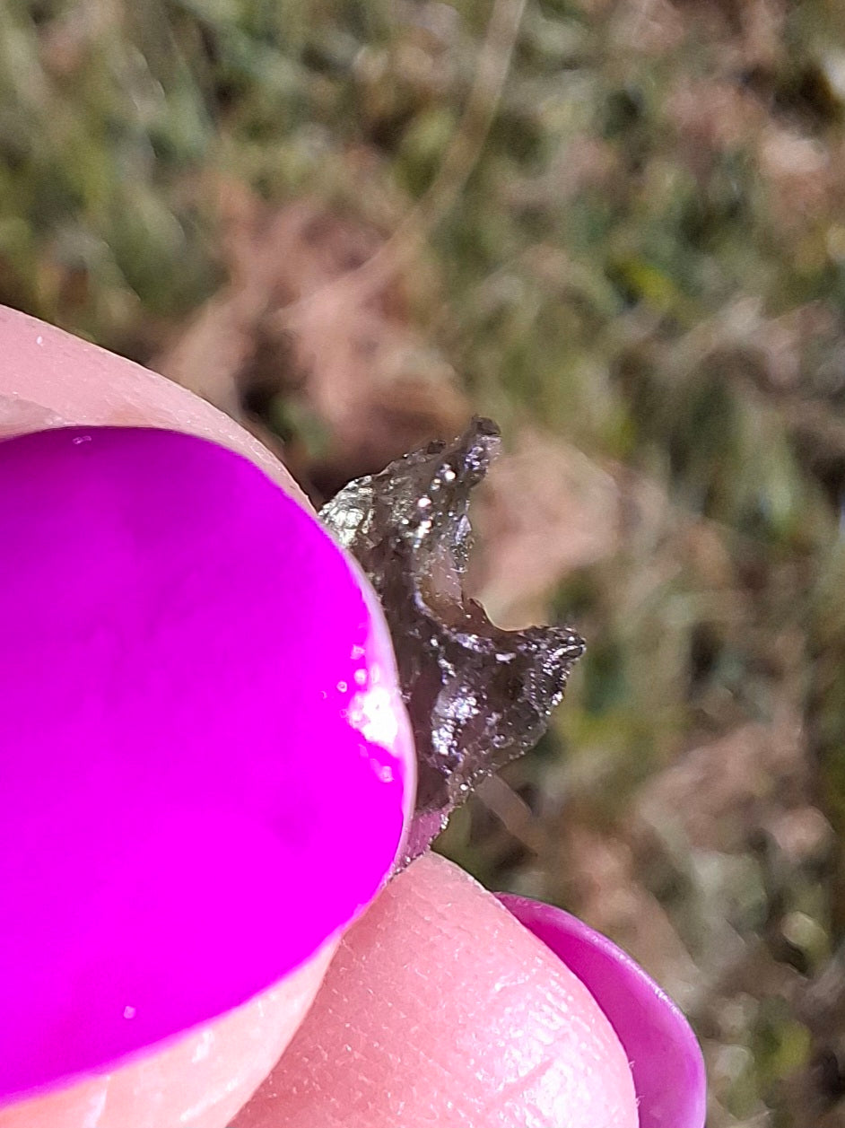 Moldavite small Piece, 0.40g, Tektite (Ref: 1458)